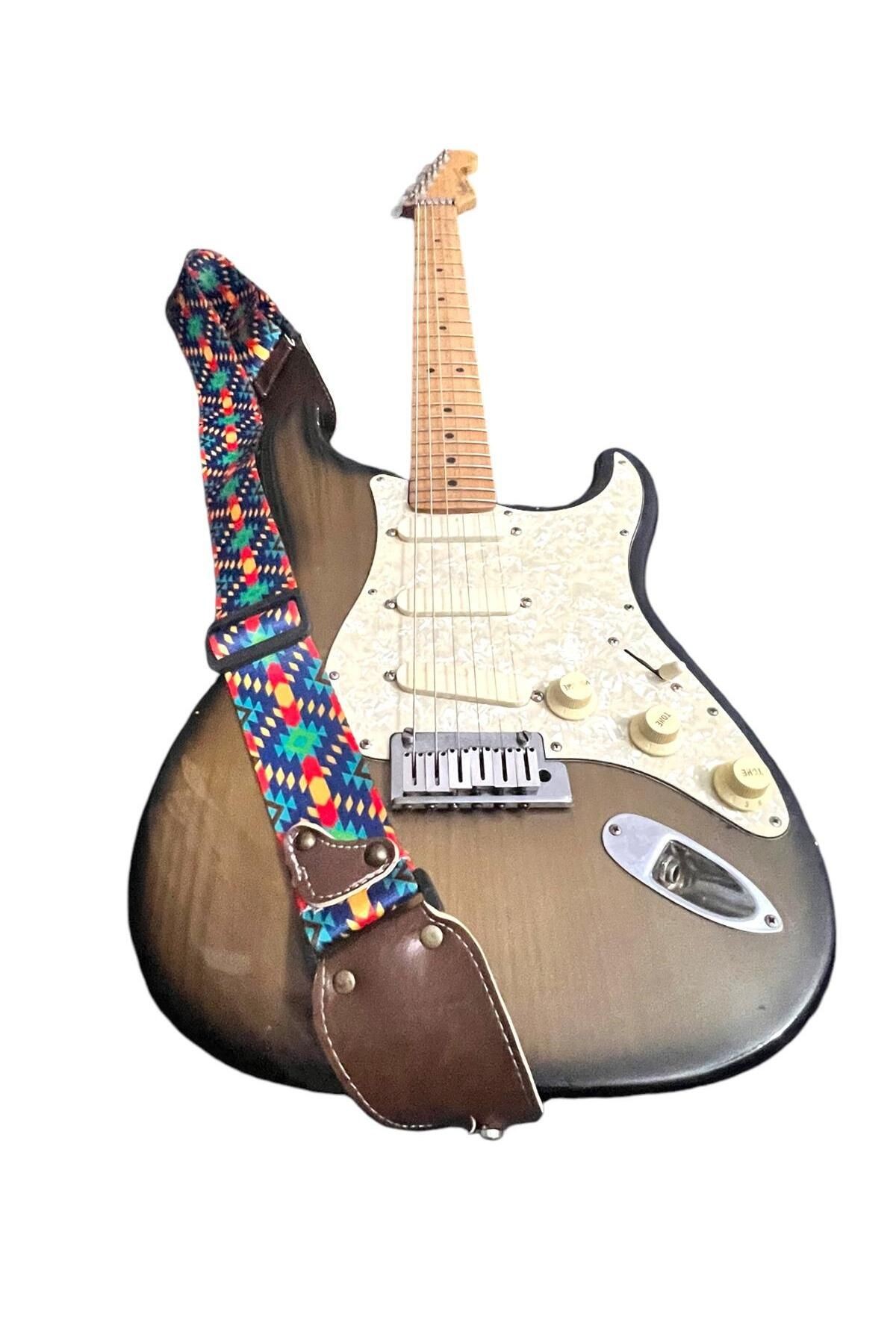 Gitar Askısı, Gitar Omuz Askısı, Gitar Kayışı 5 Cm Kalınlık Max: 165 Cm Uzunluk Pena Hediyeli