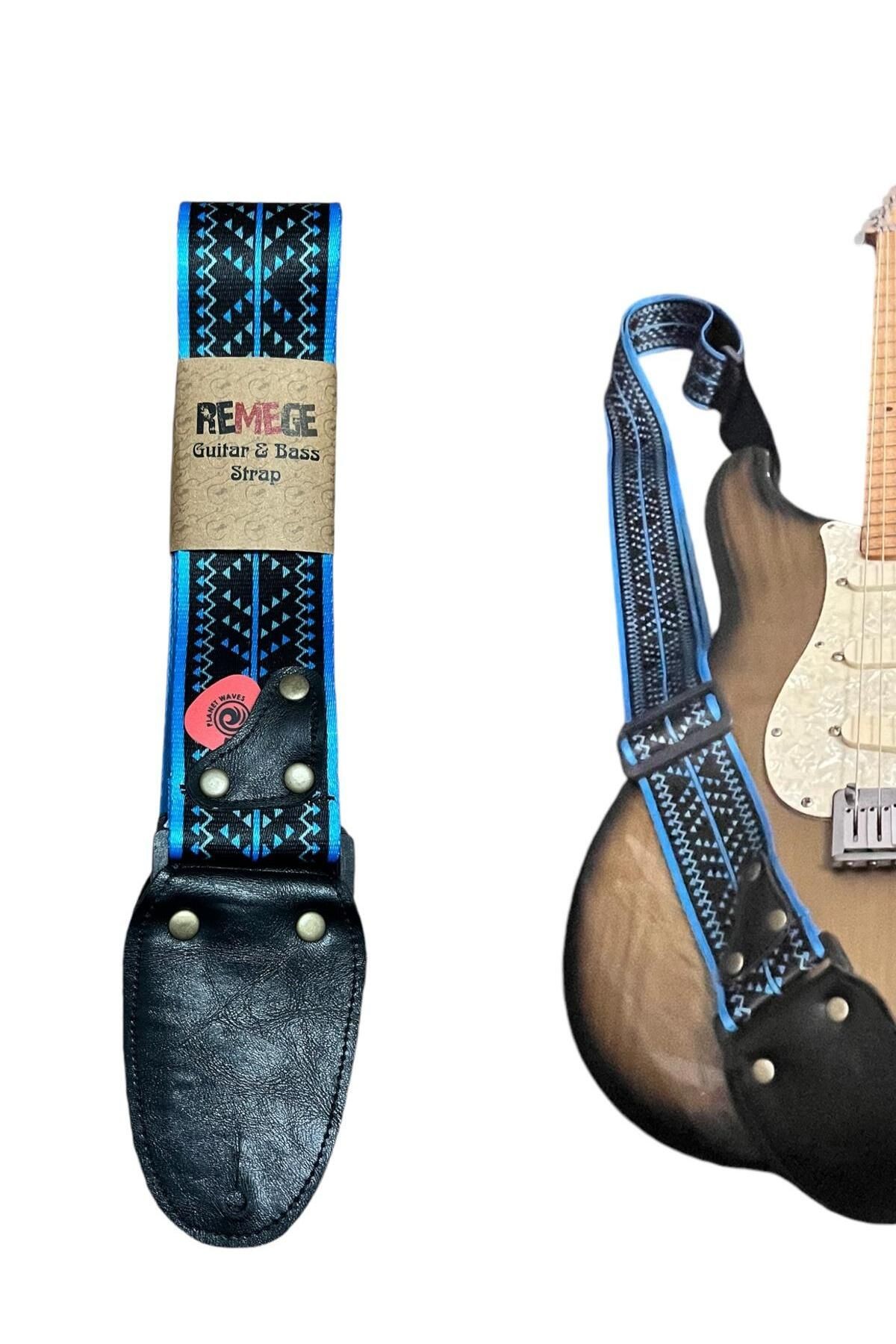 Gitar Askısı, Gitar Omuz Askısı, Gitar Kayışı 5 Cm Kalınlık Max: 165 Cm Uzunluk Pena Hediyeli