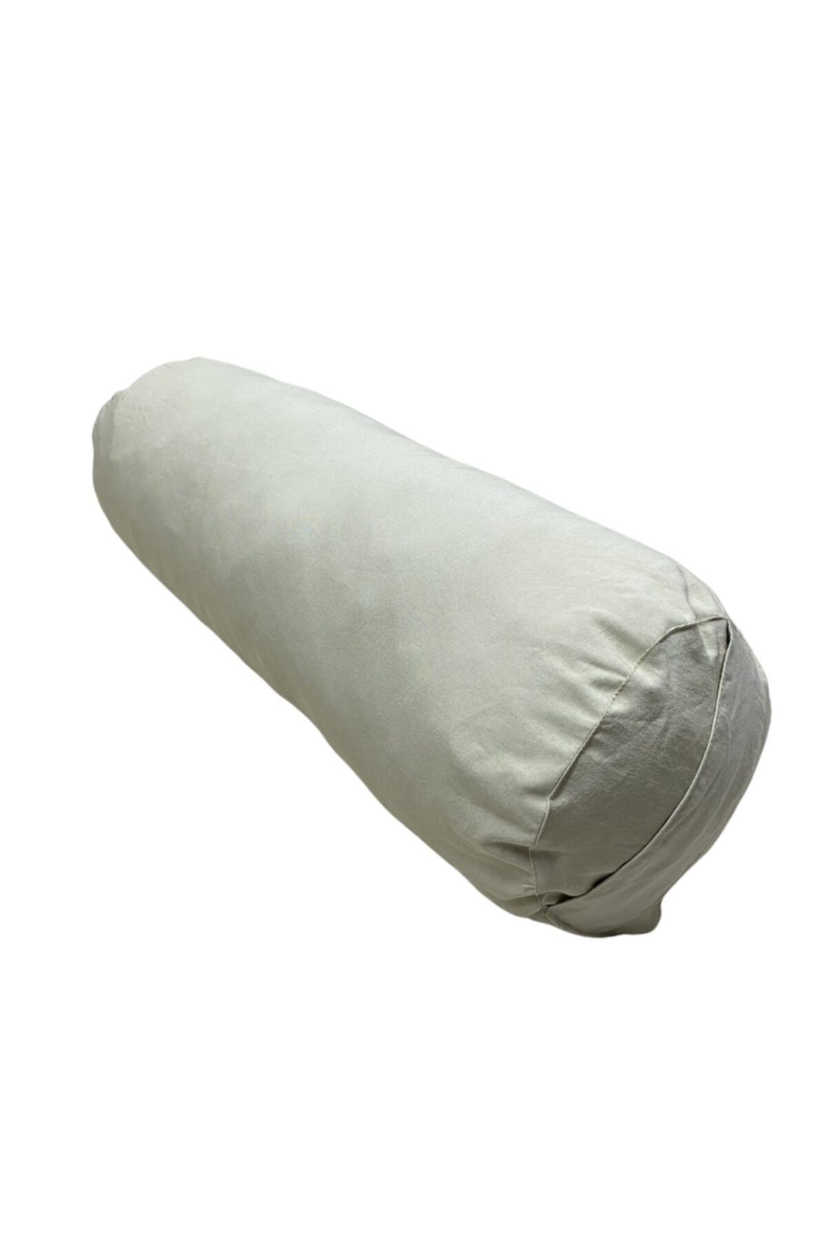 Ohm Baskılı Bolster Minderi Meditasyon Minderi İkili Set