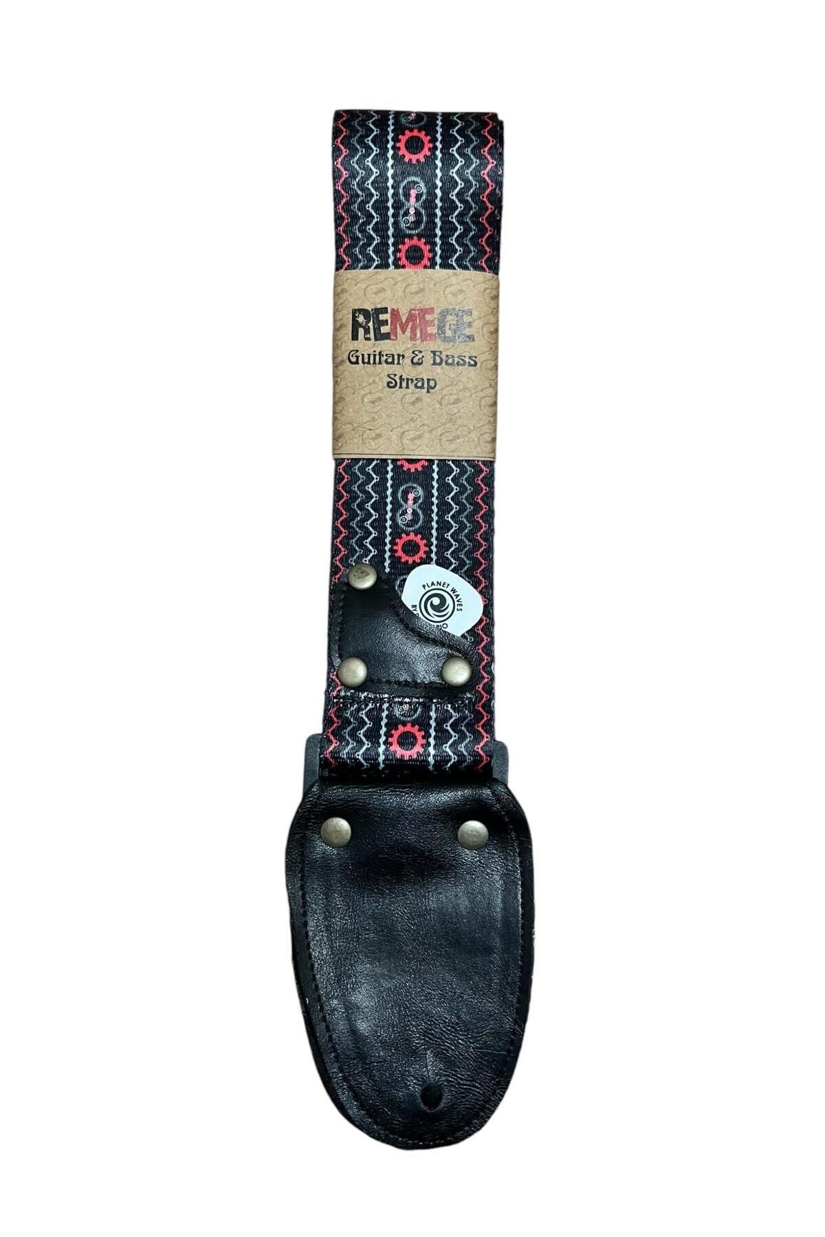 Hakiki Deri Askılıklı Gitar Askısı, Gitar Kayışı 5 Cm Kalınlık Max: 165 Uzunluk Cm Pena Hediyeli