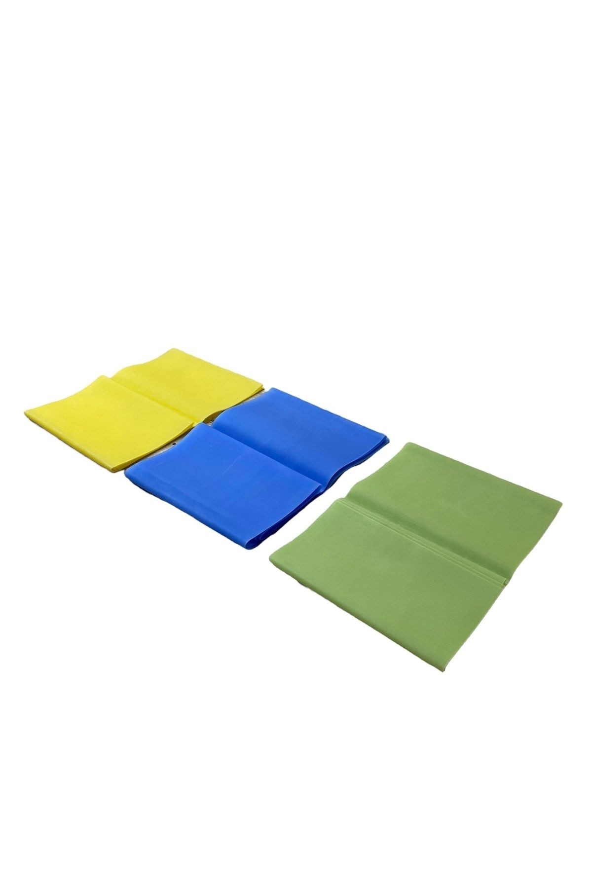 3'lü Pilates Bandı / 3'lü Pilates Lastiği / 3'lü Egzersiz Seti / 3'lü Egzersiz Bandı 120x15 Cm