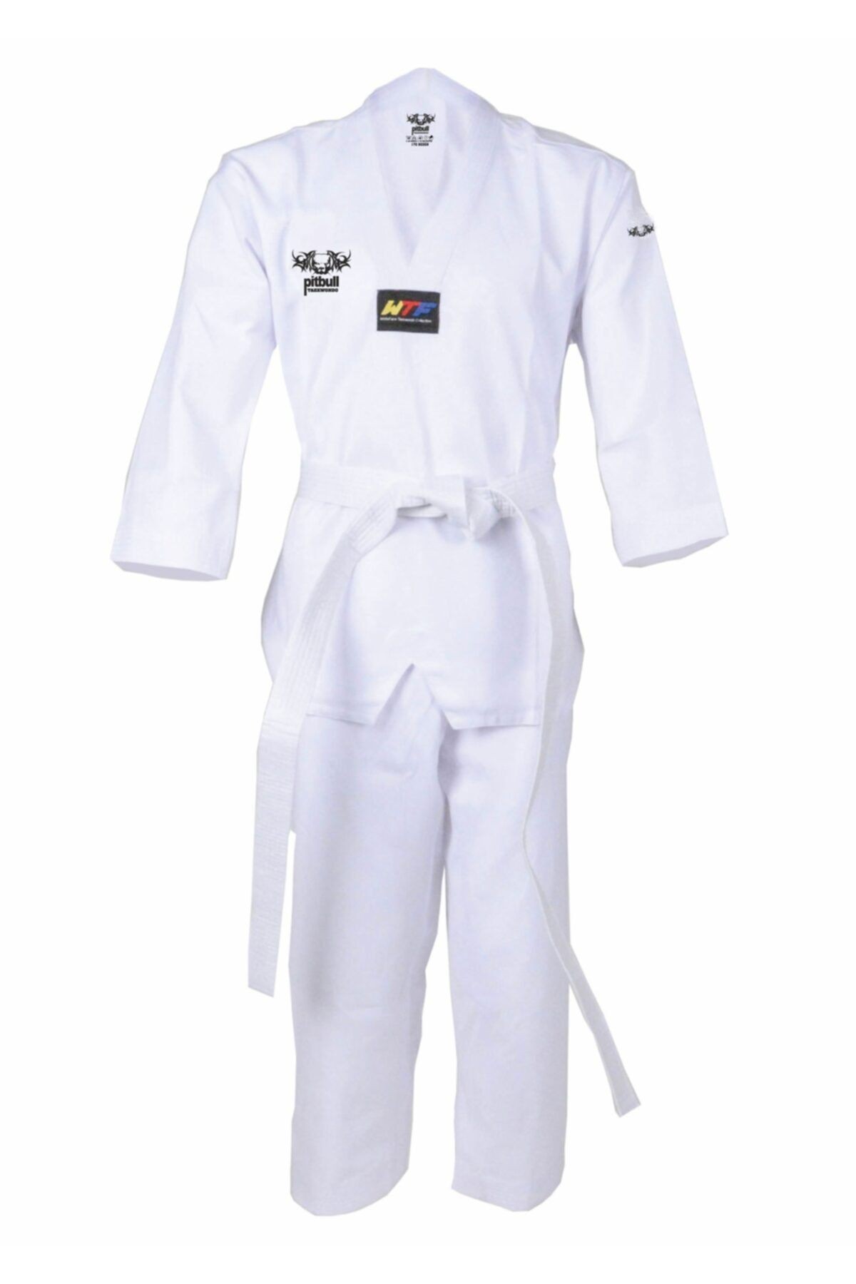 Acemi Taekwondo Elbisesi - Tekvando Elbisesi - Acemi Dobok - Beyaz Yaka Taekwondo Elbisesi