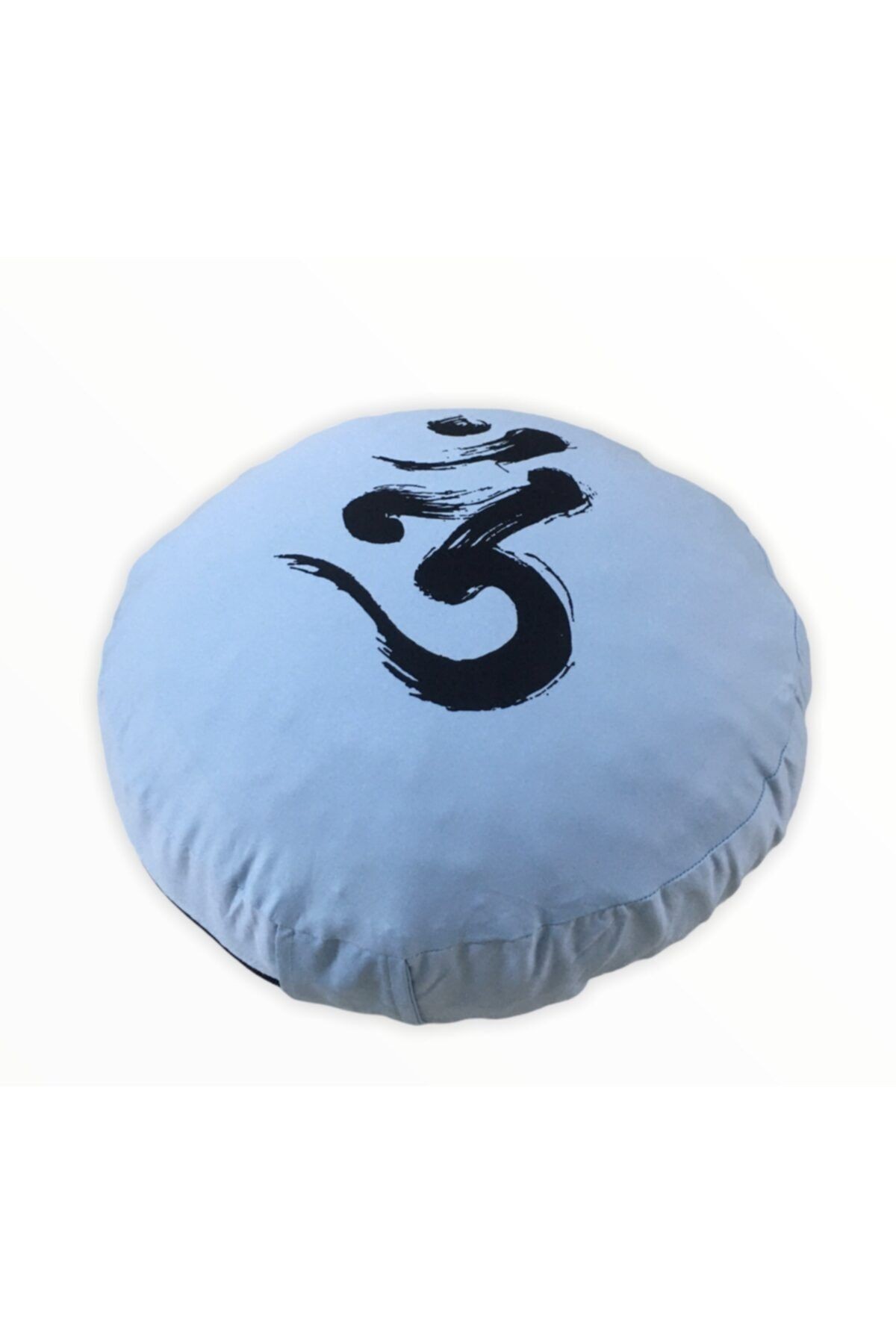 Mavi Ohm Baskılı Yoga Meditasyon Minderi
