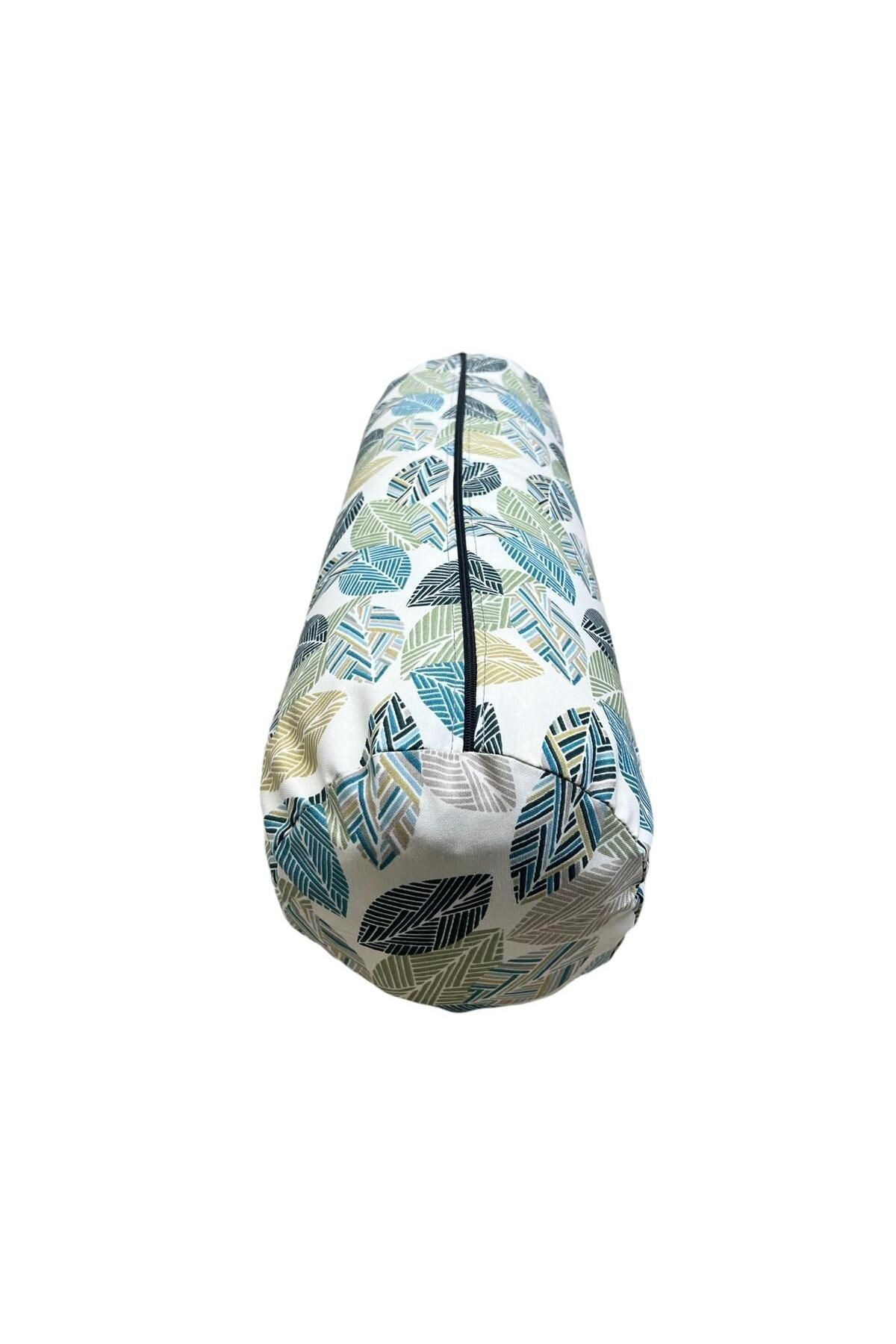 Etnik Desen Yoga Bolster Minderi - Silindir Yoga Yastığı - Sosis Minder - Yoga Sosis Yastık