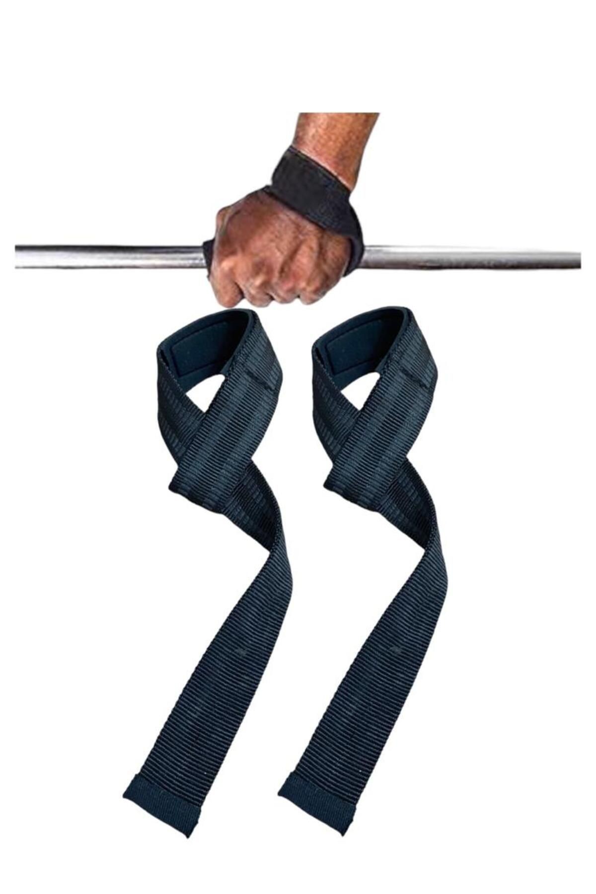 Kaydırmaz Özellikli Ağırlık Kaldırma Kayışı Halter Strap Fitness Crossfit Ağırlık Kaldırma Kayışı