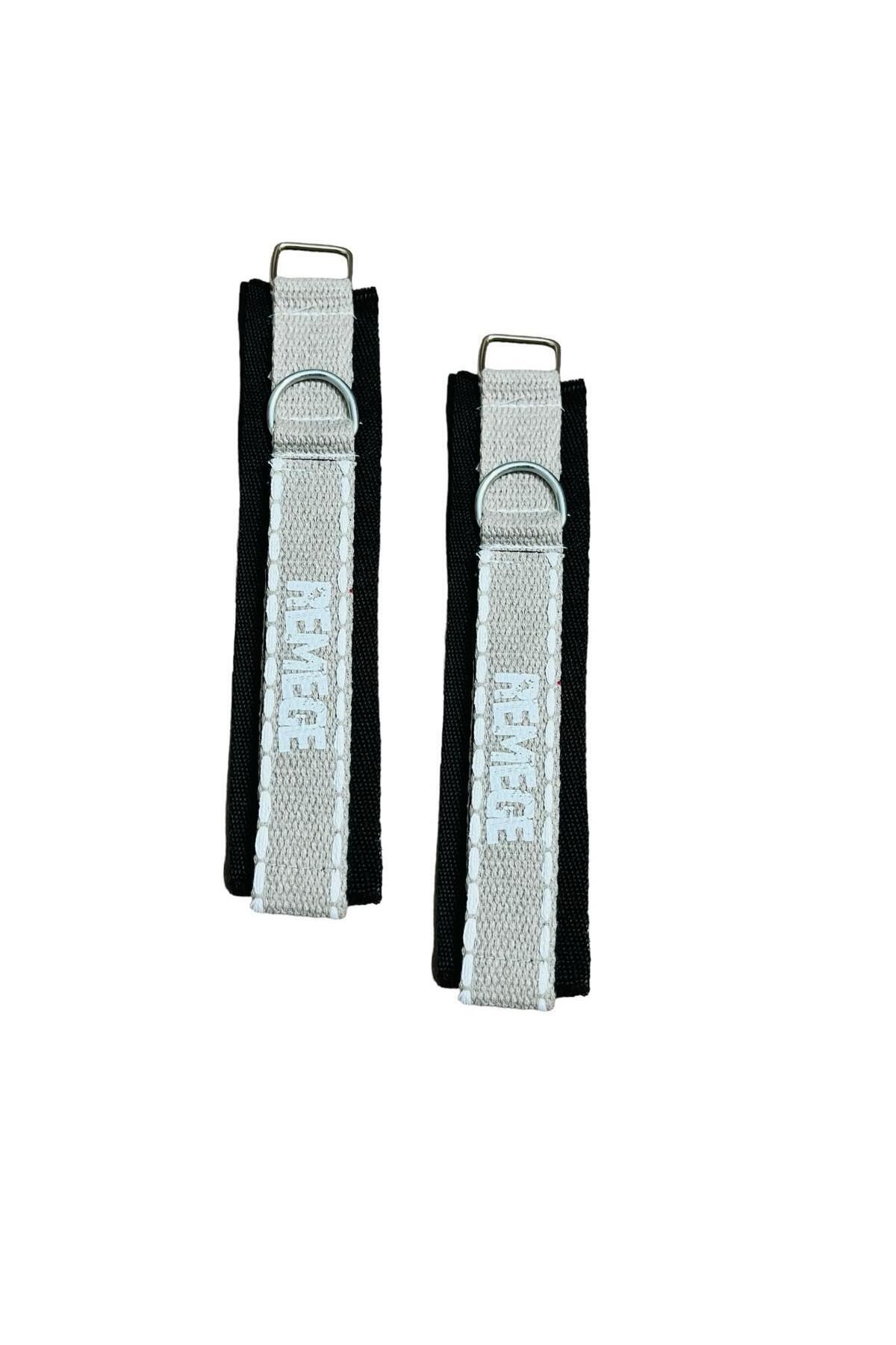 Ayak Bilek Kayışı D-Ring Ağırlık Çekiş Aparatı  & Ağırlık Kaldırma Kayışı İkili Set