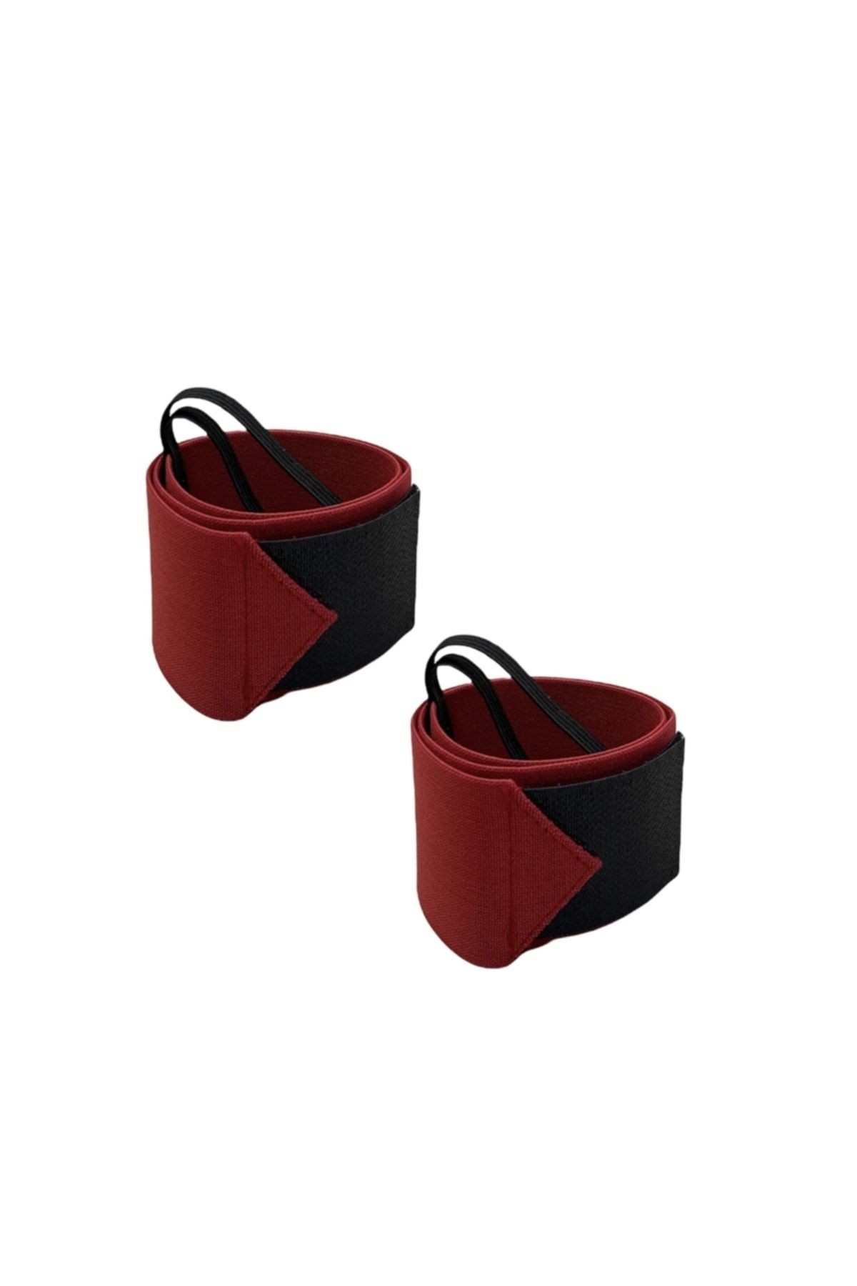 Halter & Fitness & Crossfit Bilek Bandajı 50 Cm X 5 Cm - Wrist Wraps El Bilek Sargısı - 1 Çift