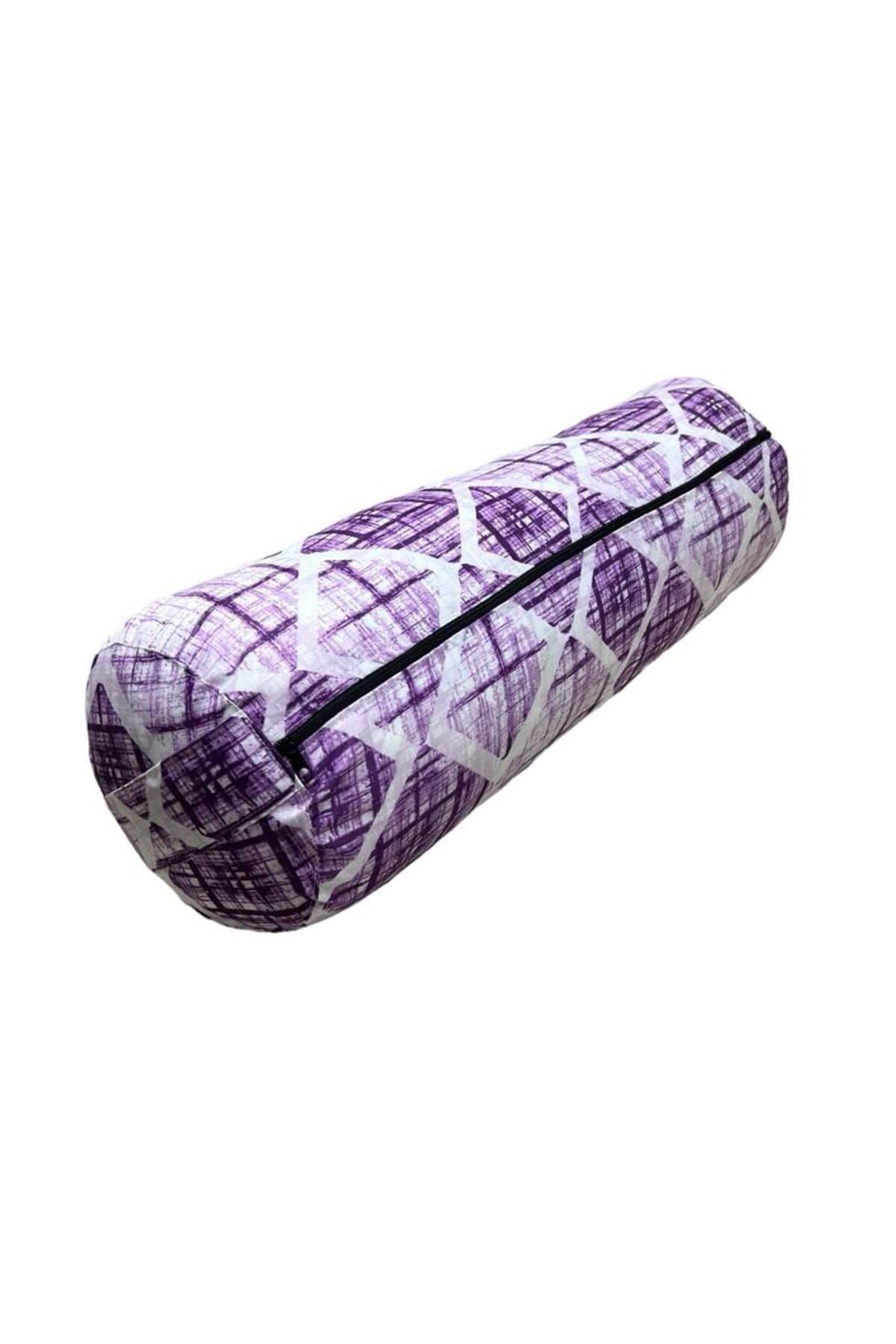 Mandala Desenli Bolster Minderi - Silindir Yoga Minderi