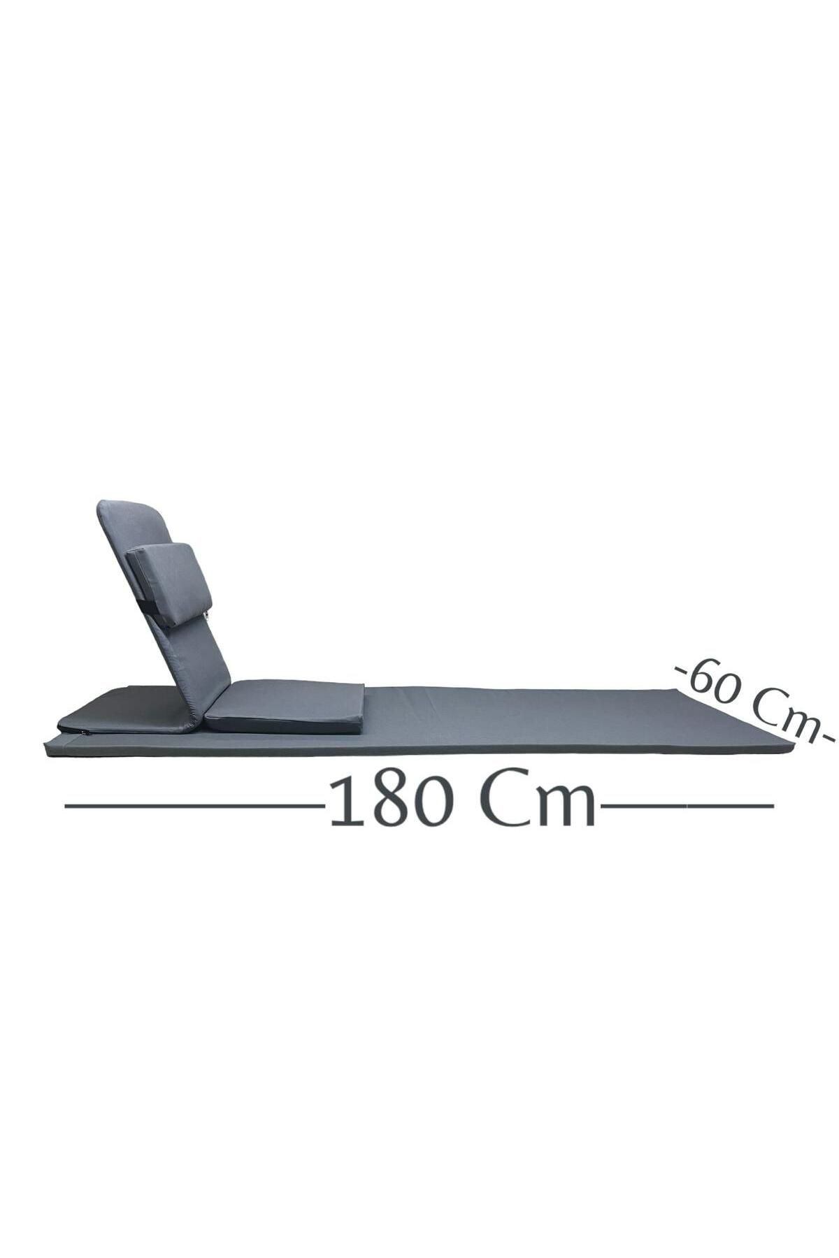 BACKJACK MEDİTASYON SANDALYESİ DESTEKLİ YER MİNDERİ + 60X180 KUMAŞ MAT - BACKJACK 3XL