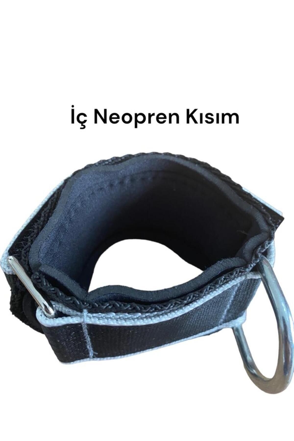 Ağırlık Çekiş Aparatı / Direnç Egzersiz Lastiği Ayak Çekme Aparatı Exitline Baskılı 2 ADET