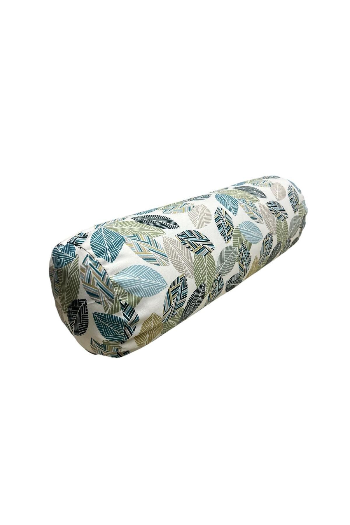 Etnik Desen Yoga Bolster Minderi - Silindir Yoga Yastığı - Sosis Minder - Yoga Sosis Yastık