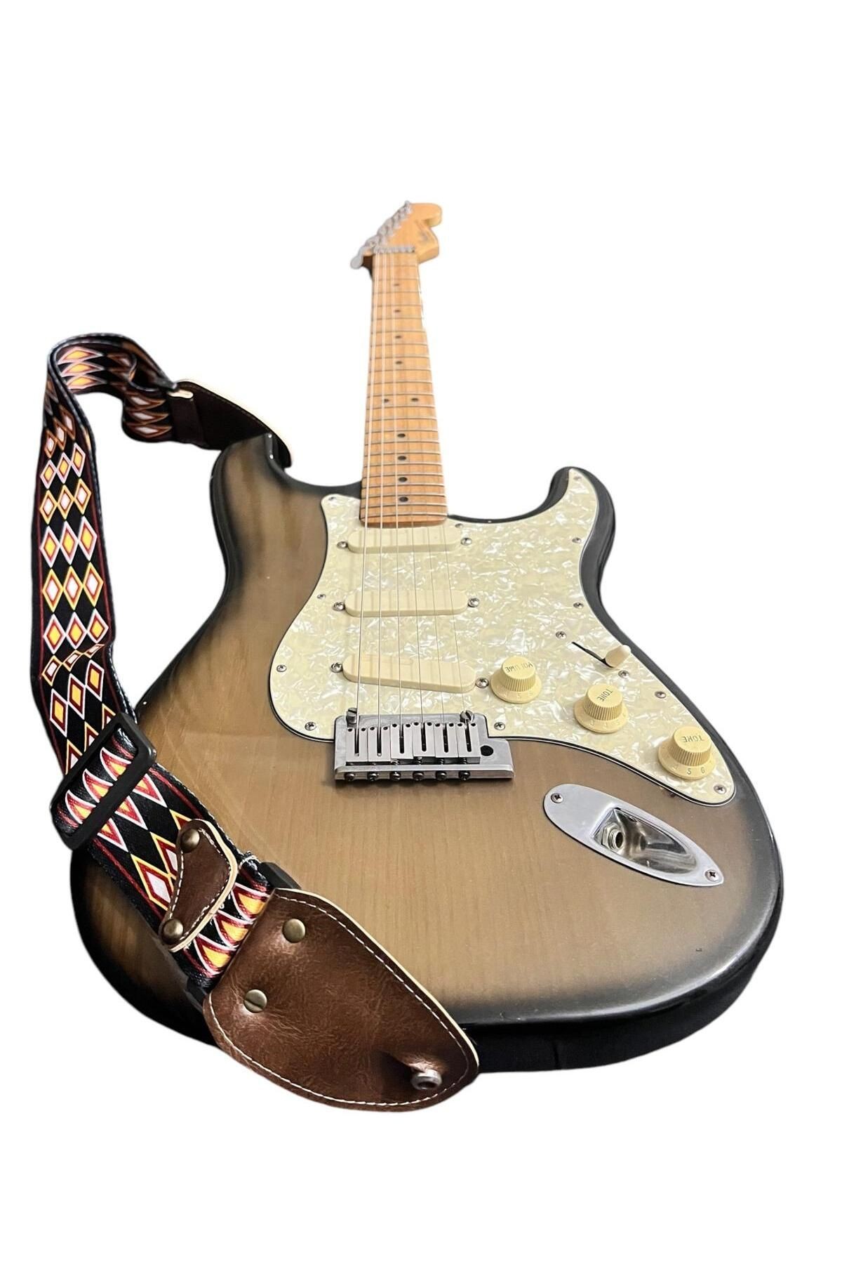 Gitar Askısı, Gitar Omuz Askısı, Gitar Kayışı 5 Cm Kalınlık Max: 165 Cm Uzunluk Pena Hediyeli