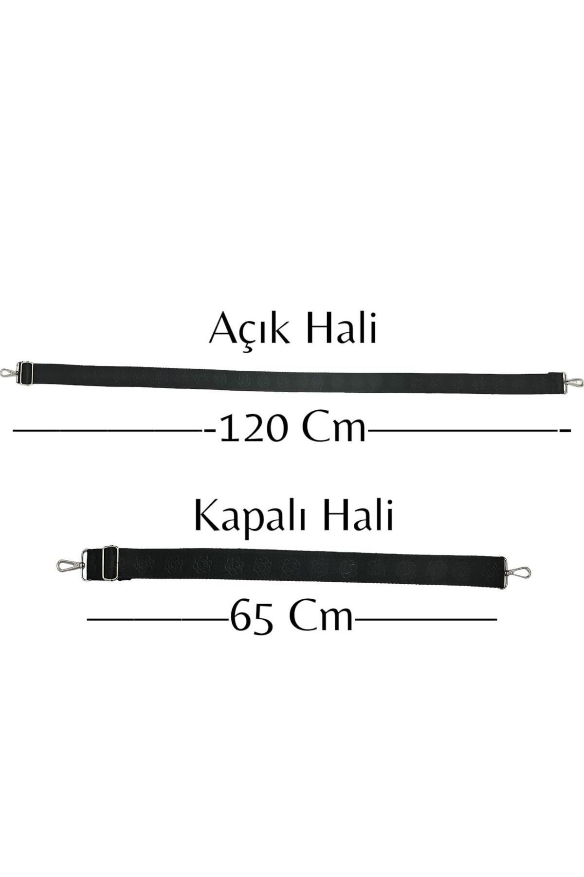120 Cm Ayarlanabilir Çanta Askısı, Polyester Kolon, Gizli Desen Çanta Askısı
