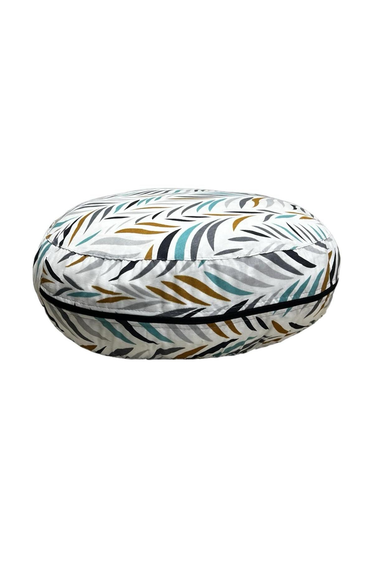 Meditasyon Minderi & Bolster Minderi İkili Set Pamuklu Kumaş