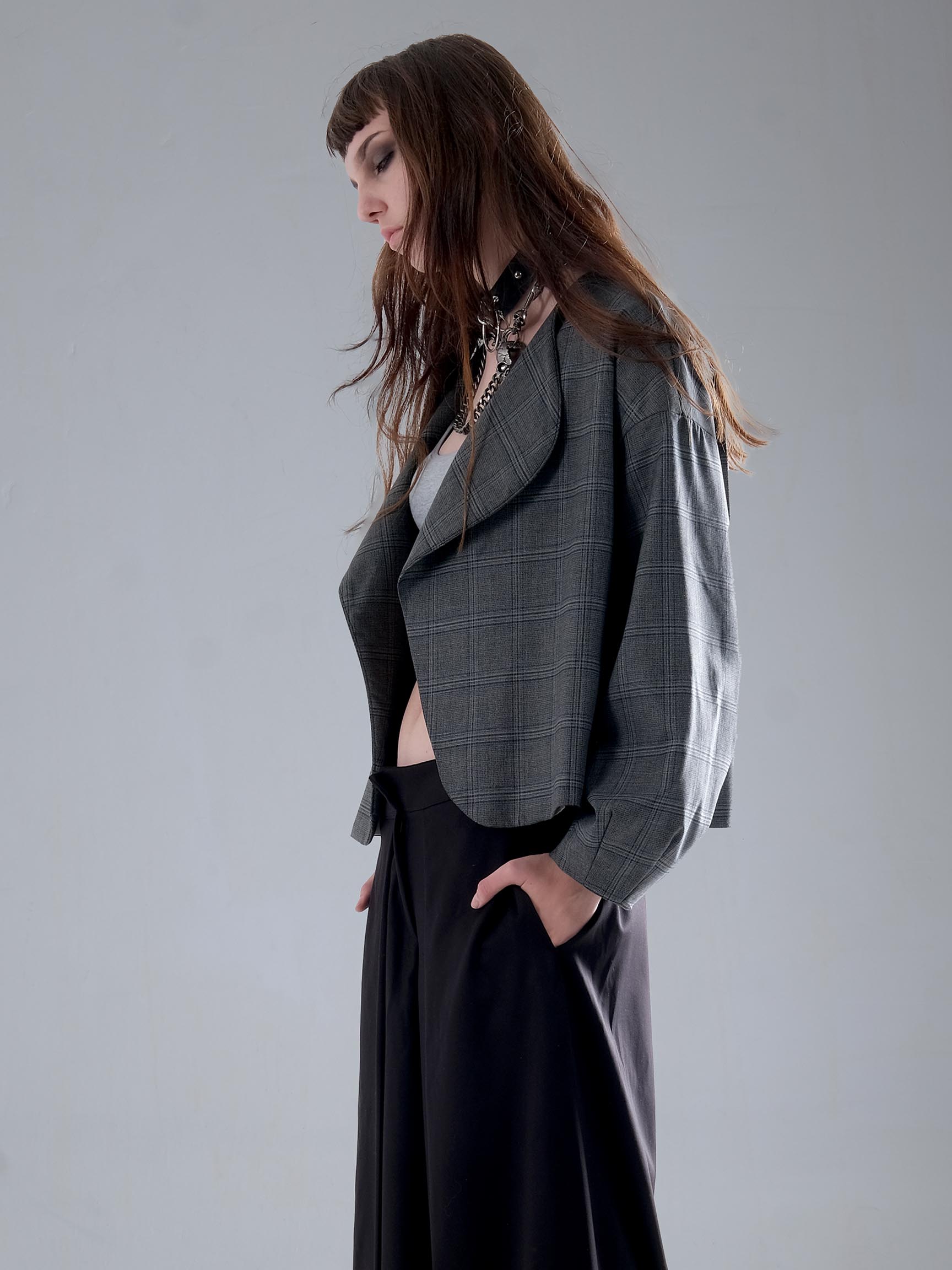 EKOSELİ HIRKA CEKET - Dark Grey