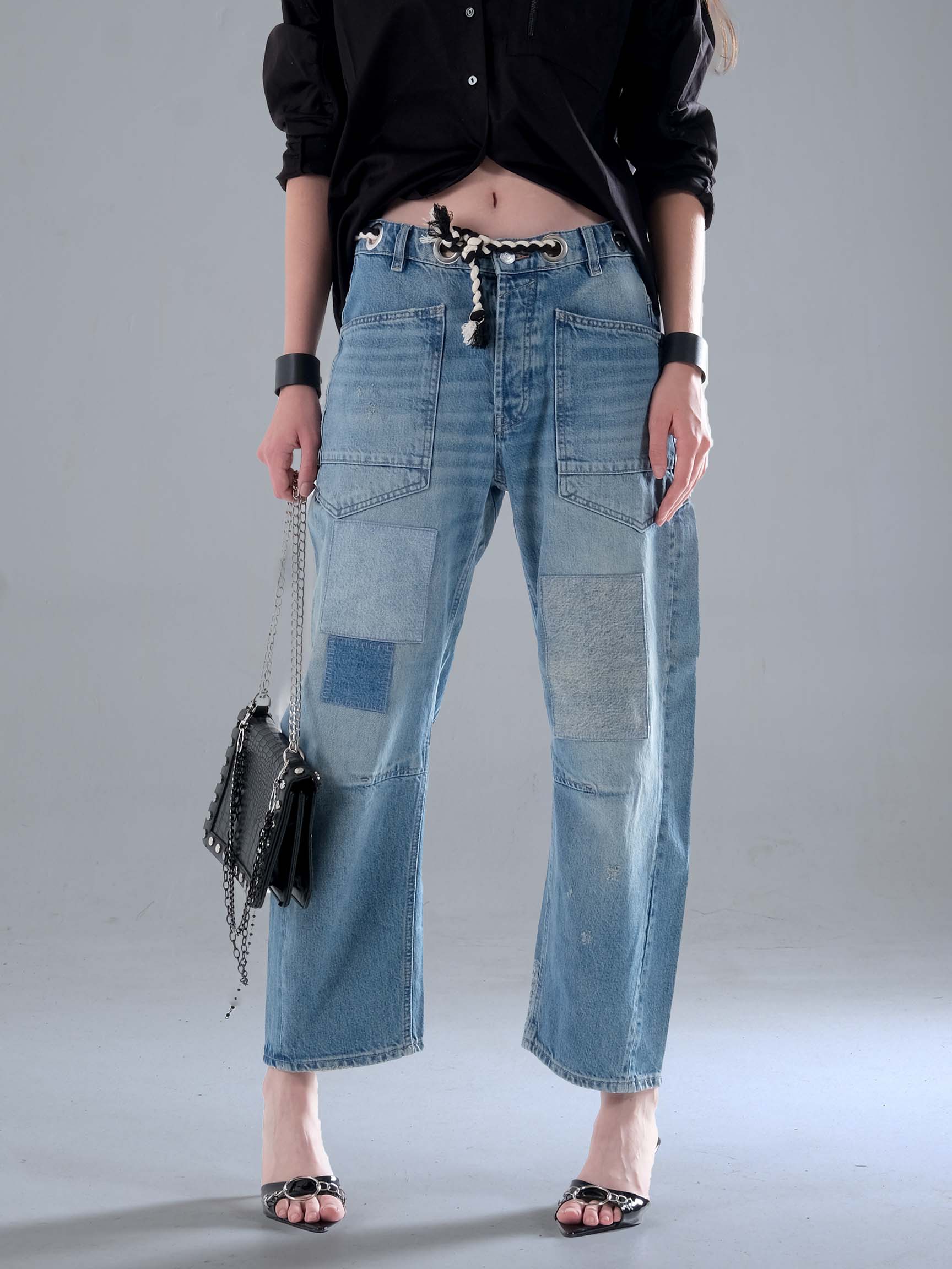 BOYFRIEND BARREL KADIN DENIM PANTOLON