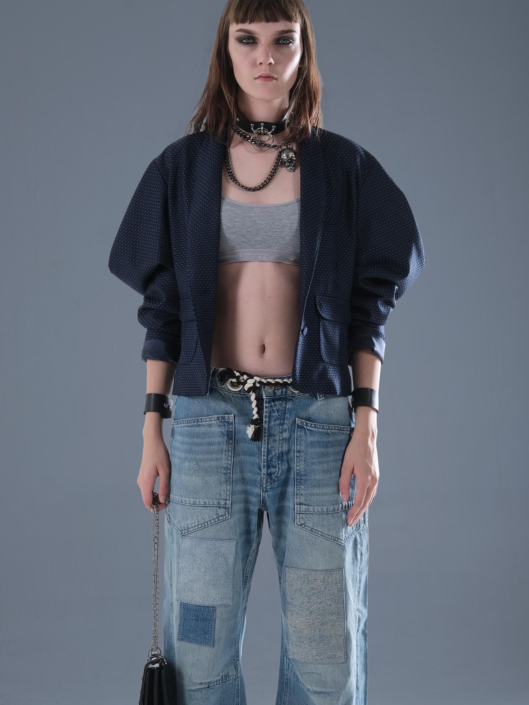 BALON KOL CROP KADIN BLAZER