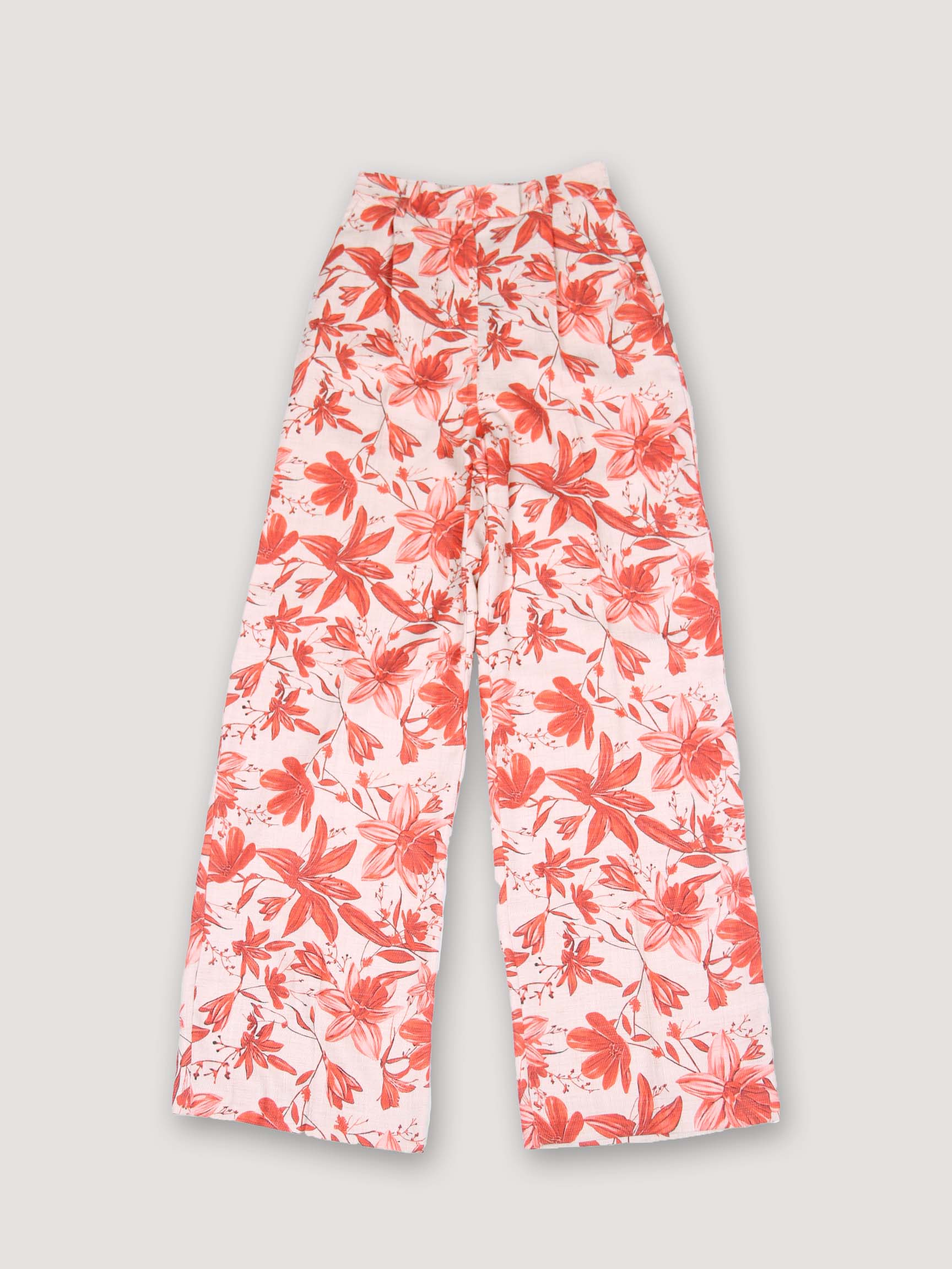 ÇİÇEK DESEN LOOSE KADIN PANTOLON
