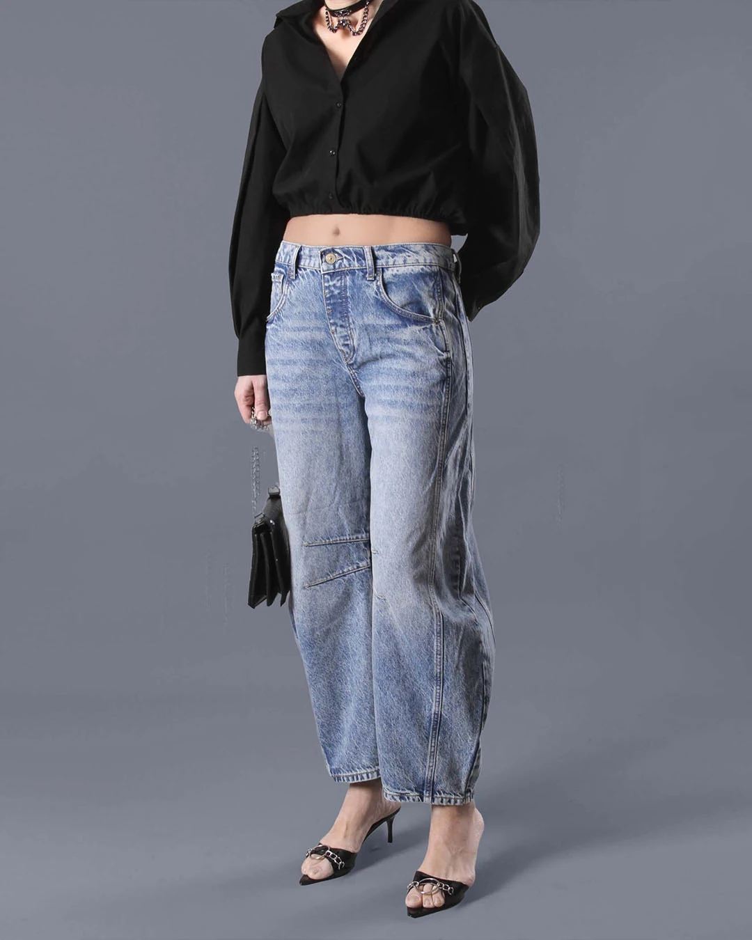 LABORER BARREL DENIM PANTOLON