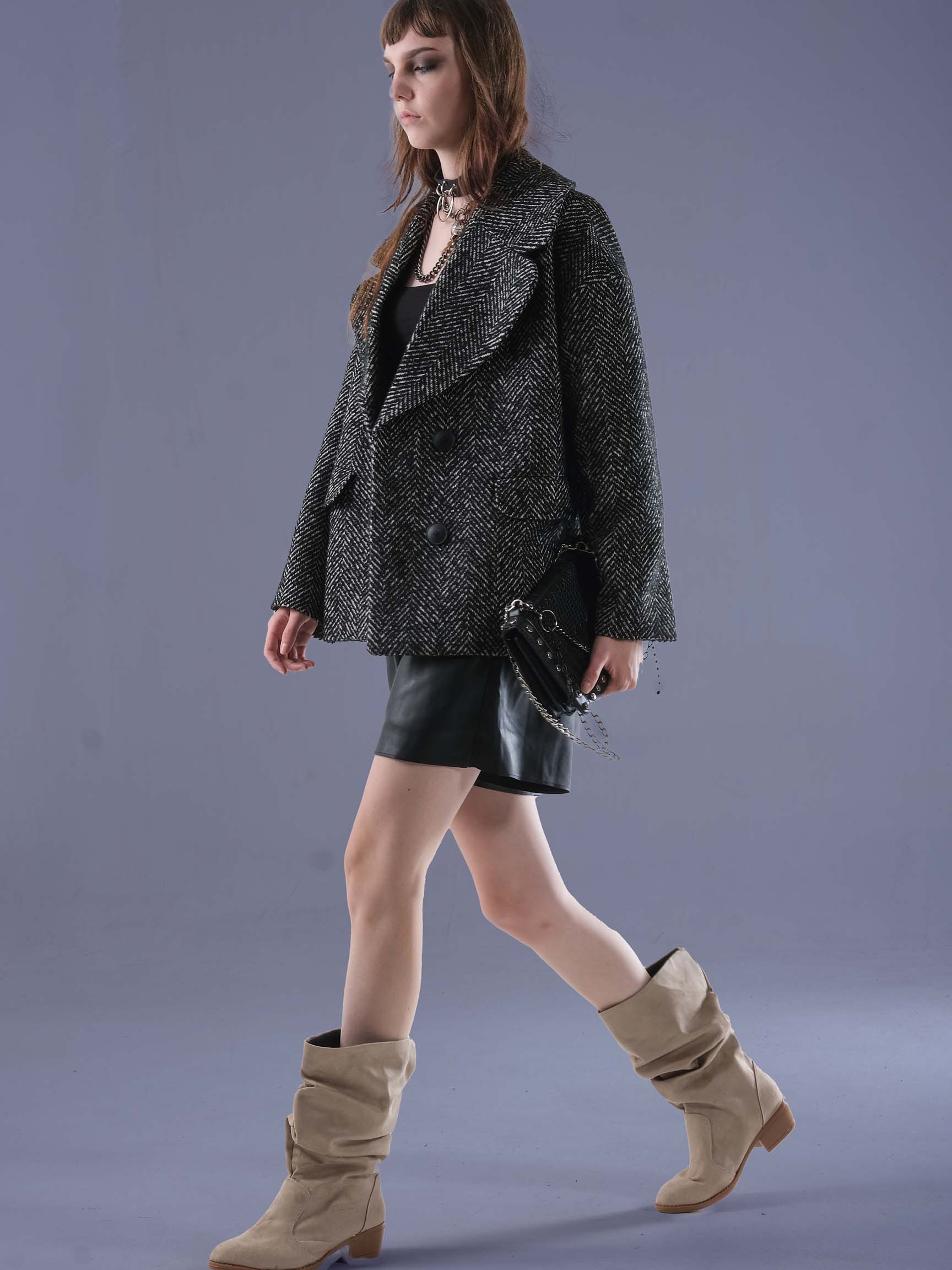 MEKHNA COLLECTION WOOL WOMAN COAT