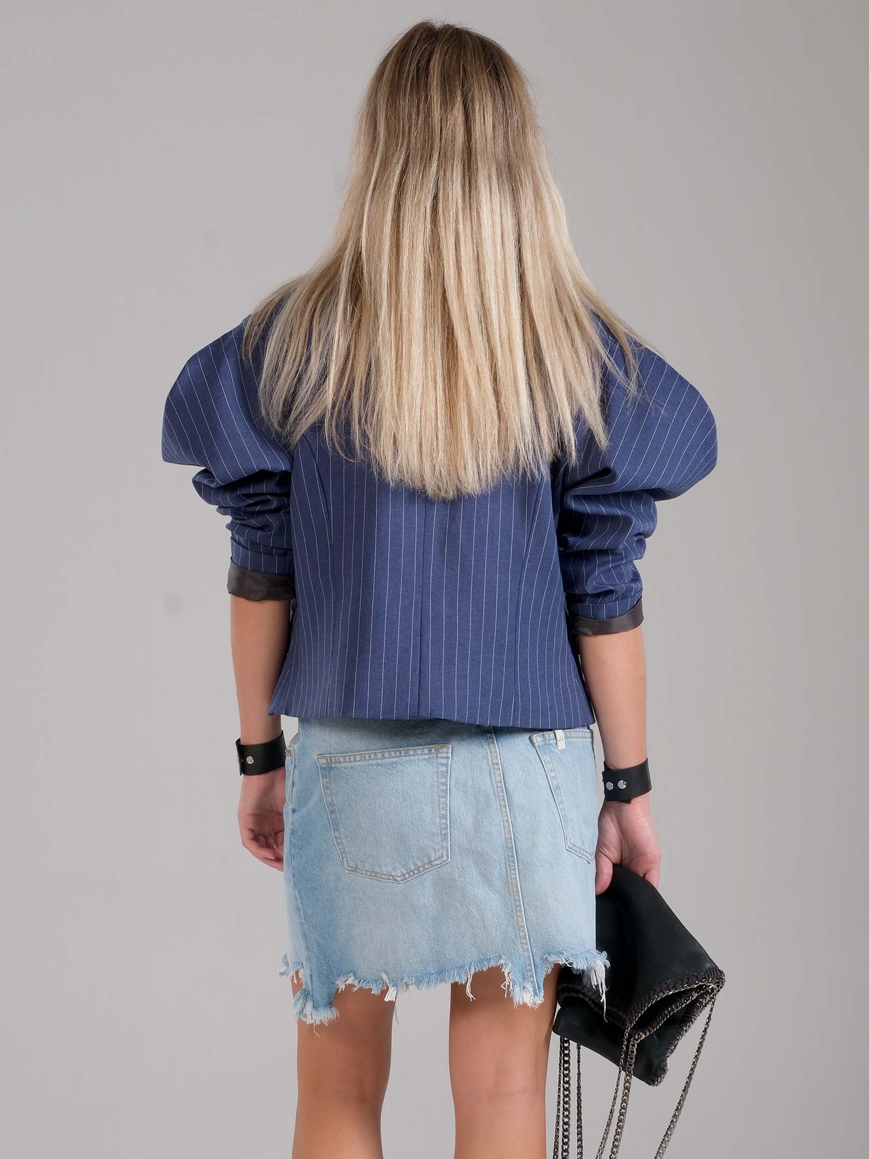 BALLOON SLEEVE CROP  BLAZER