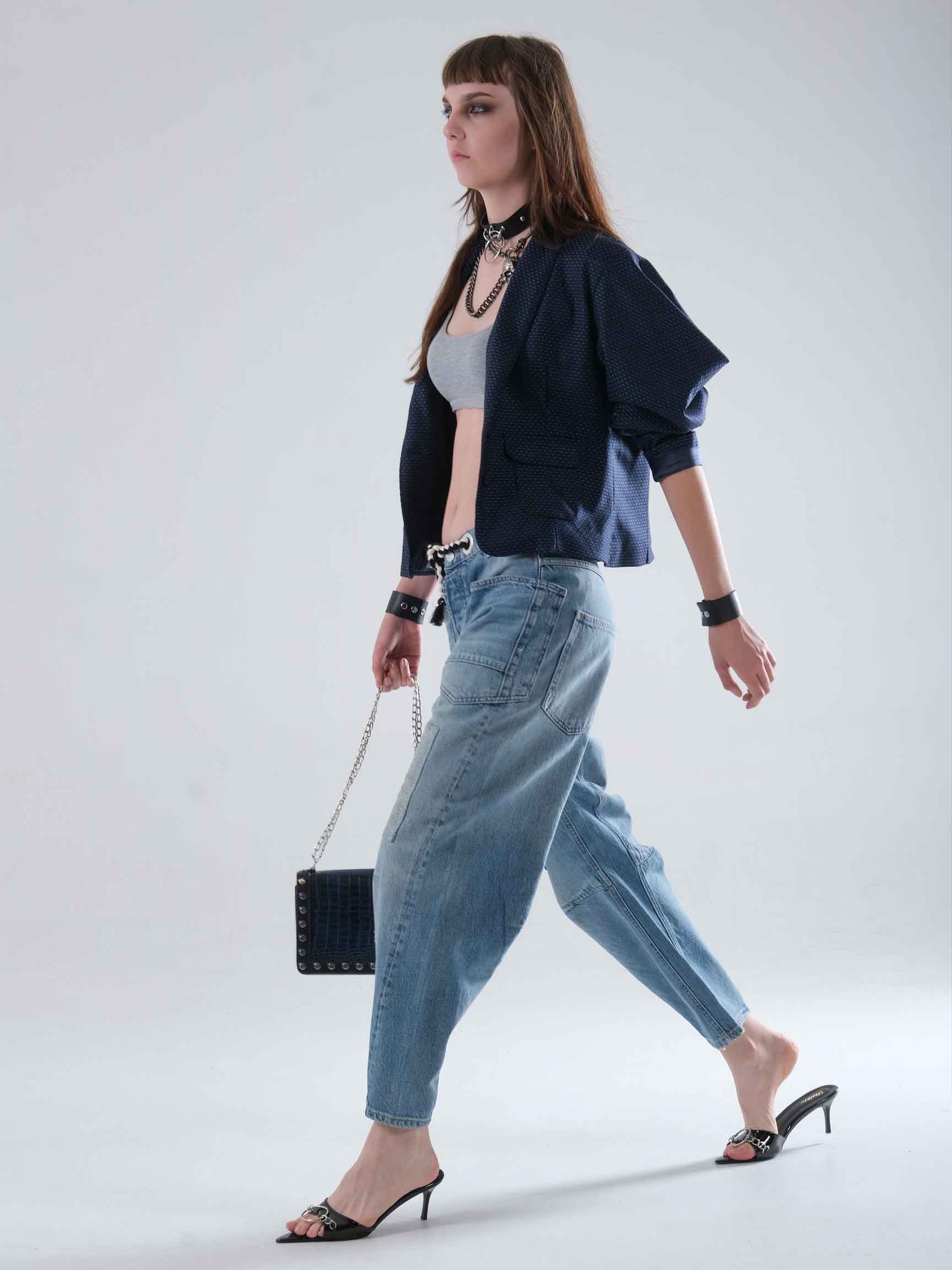 BALON KOL CROP KADIN BLAZER