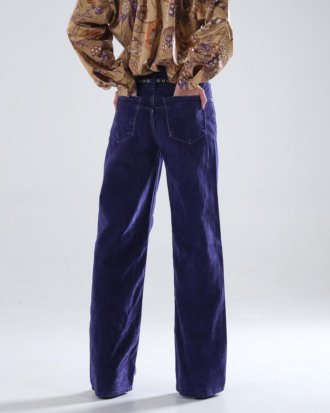 KADIFE DOKU DENIM PANTOLON