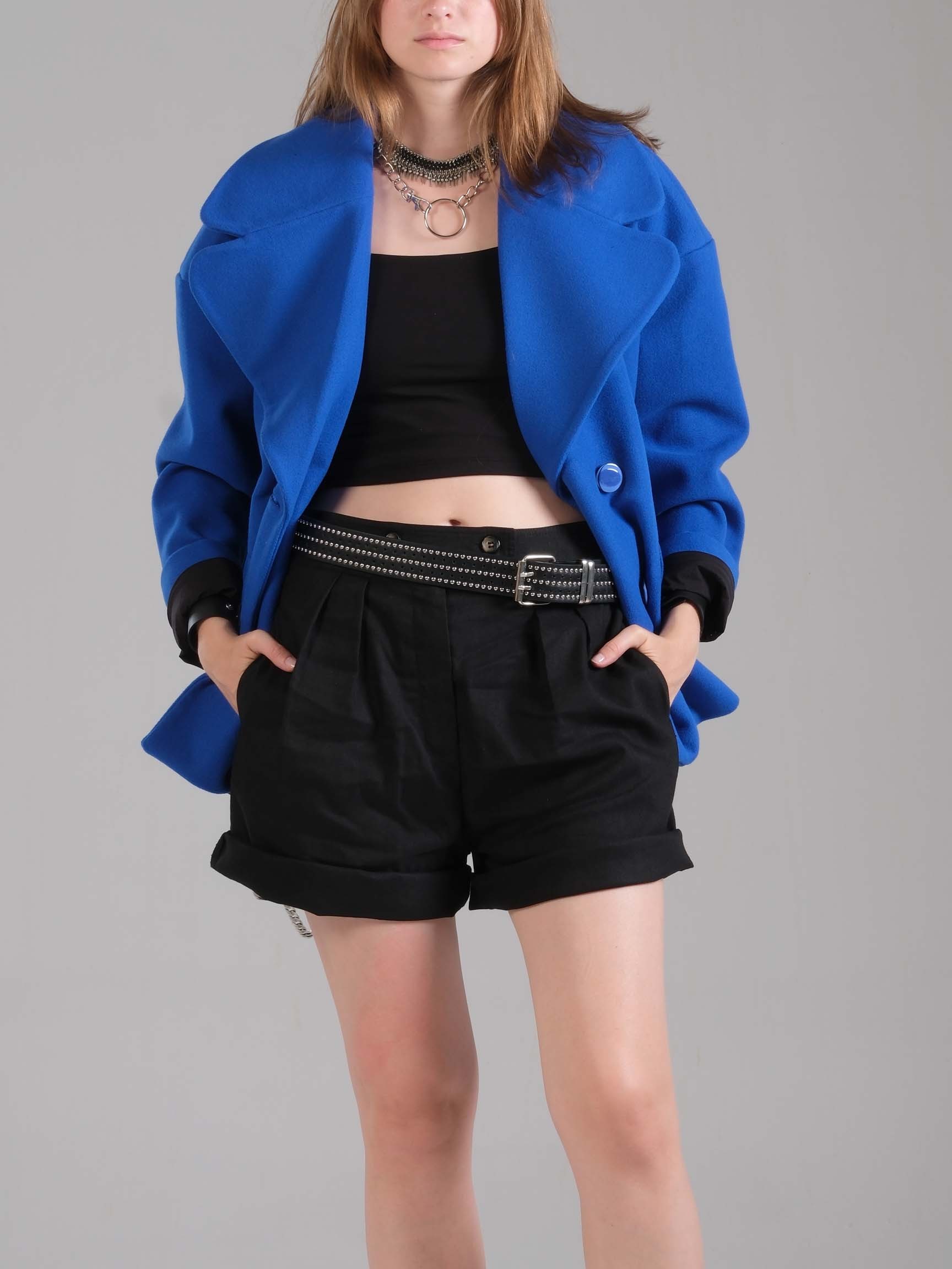 REGULAR FIT KADIN ŞORT - Siyah