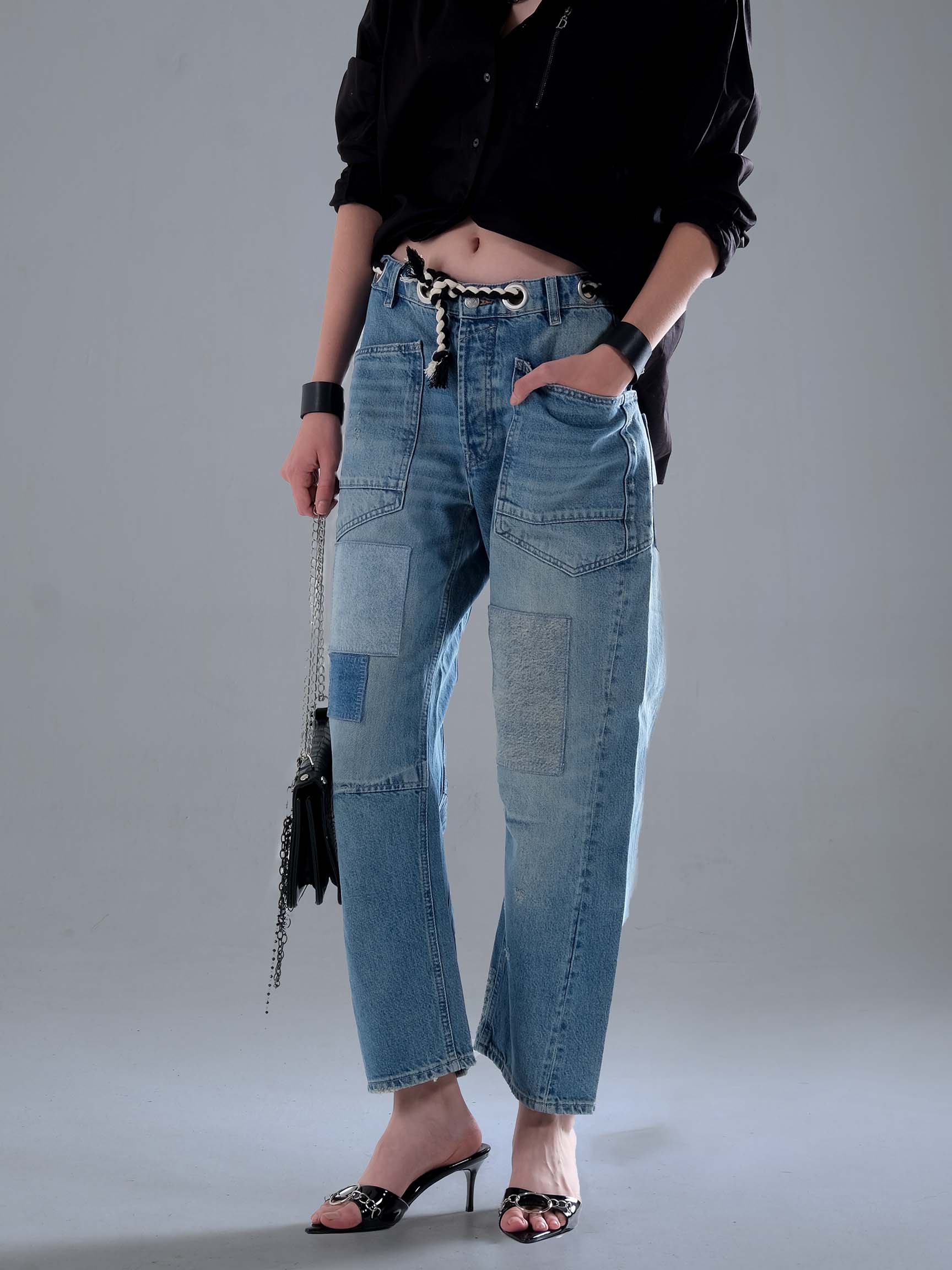 BOYFRIEND BARREL KADIN DENIM PANTOLON