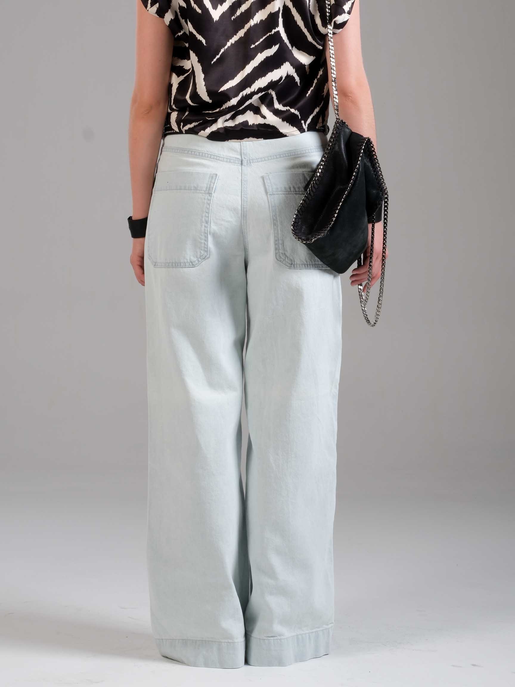 GENİŞ PAÇA KADIN LOOSE DENIM PANTOLON
