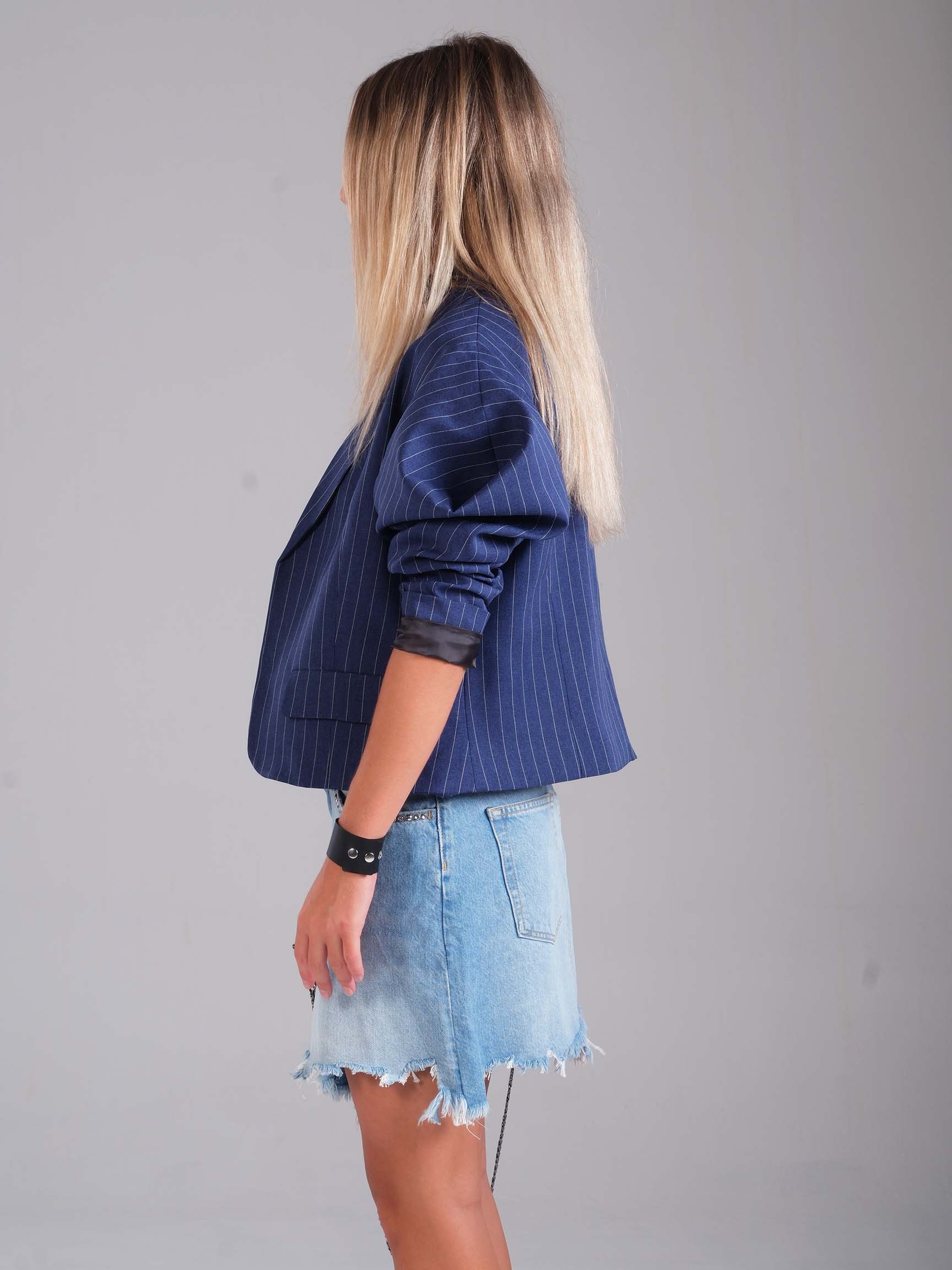 BALLOON SLEEVE CROP  BLAZER