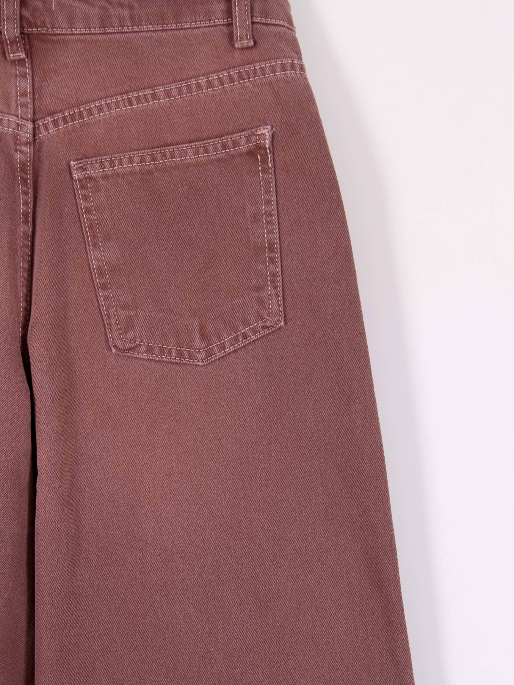 GENİŞ PAÇA CARGO CEPLİ KADIN DENIM PANTOLON