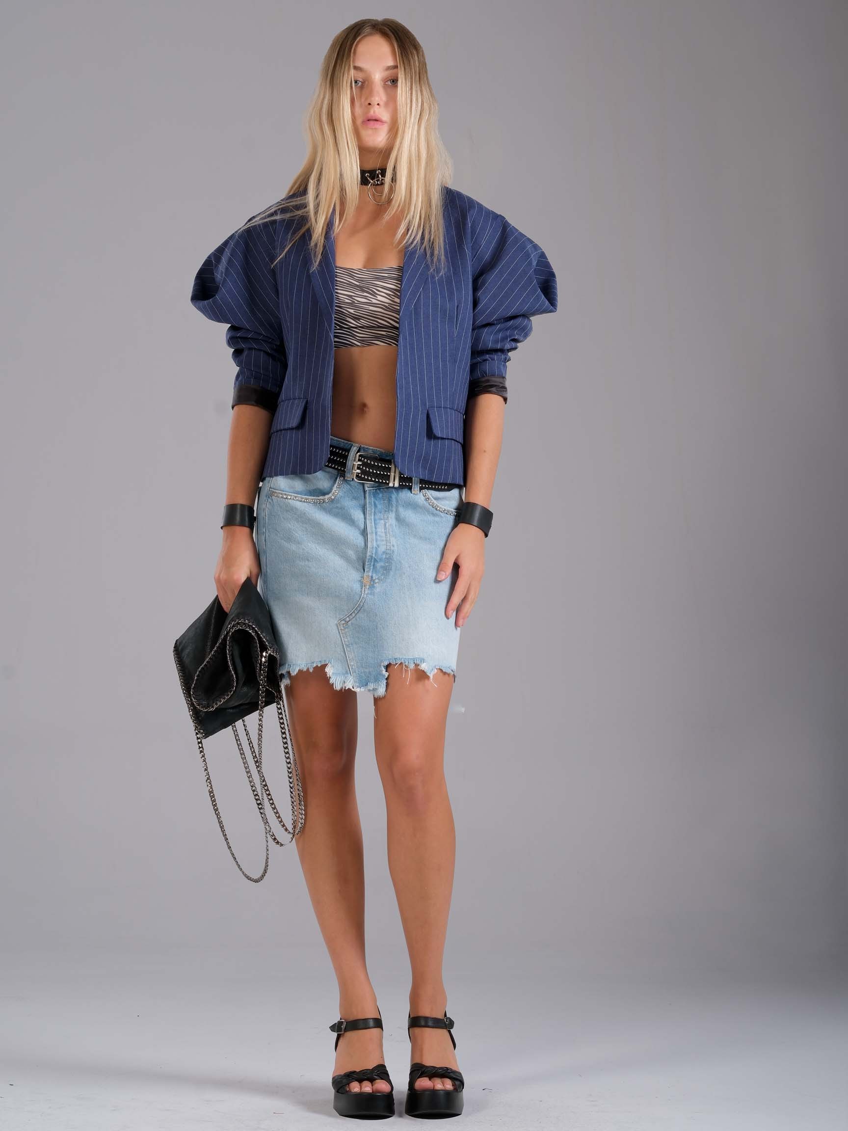 BALLOON SLEEVE CROP  BLAZER