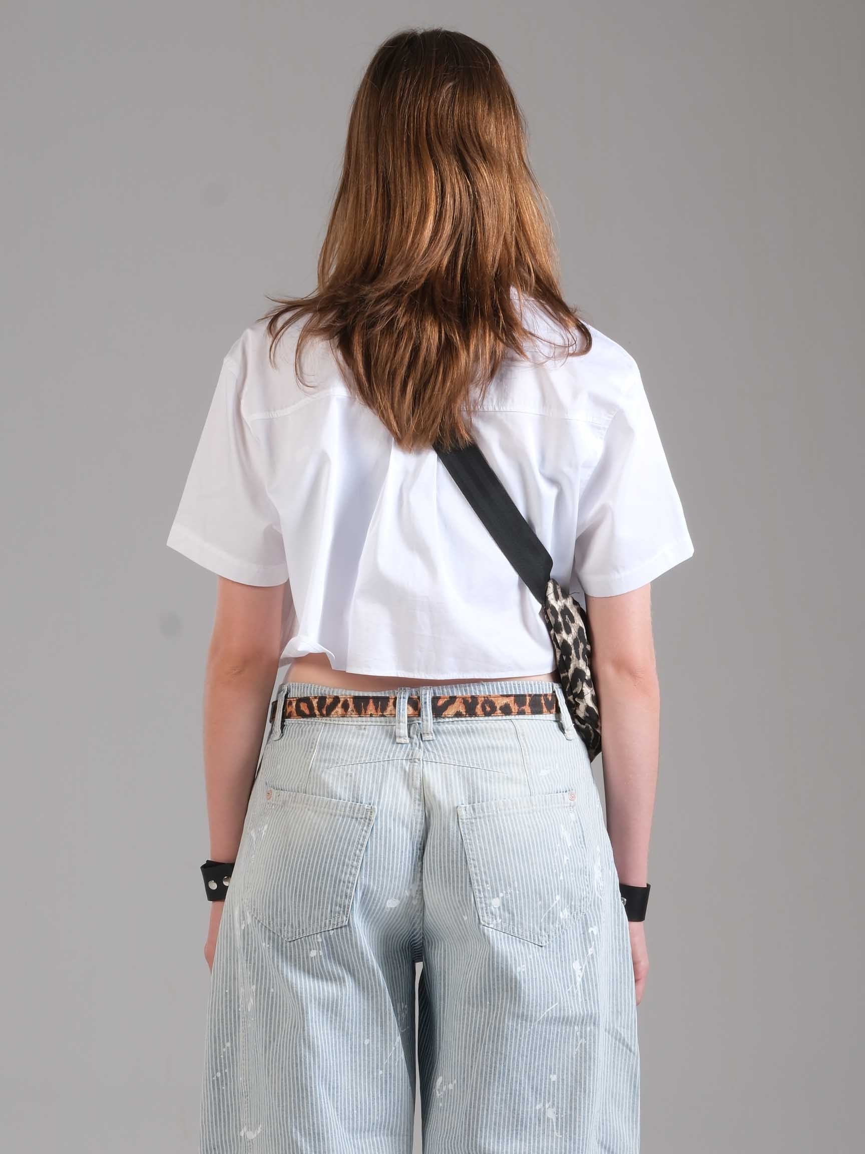 SHORT SLEEVE CROP SHIRT
