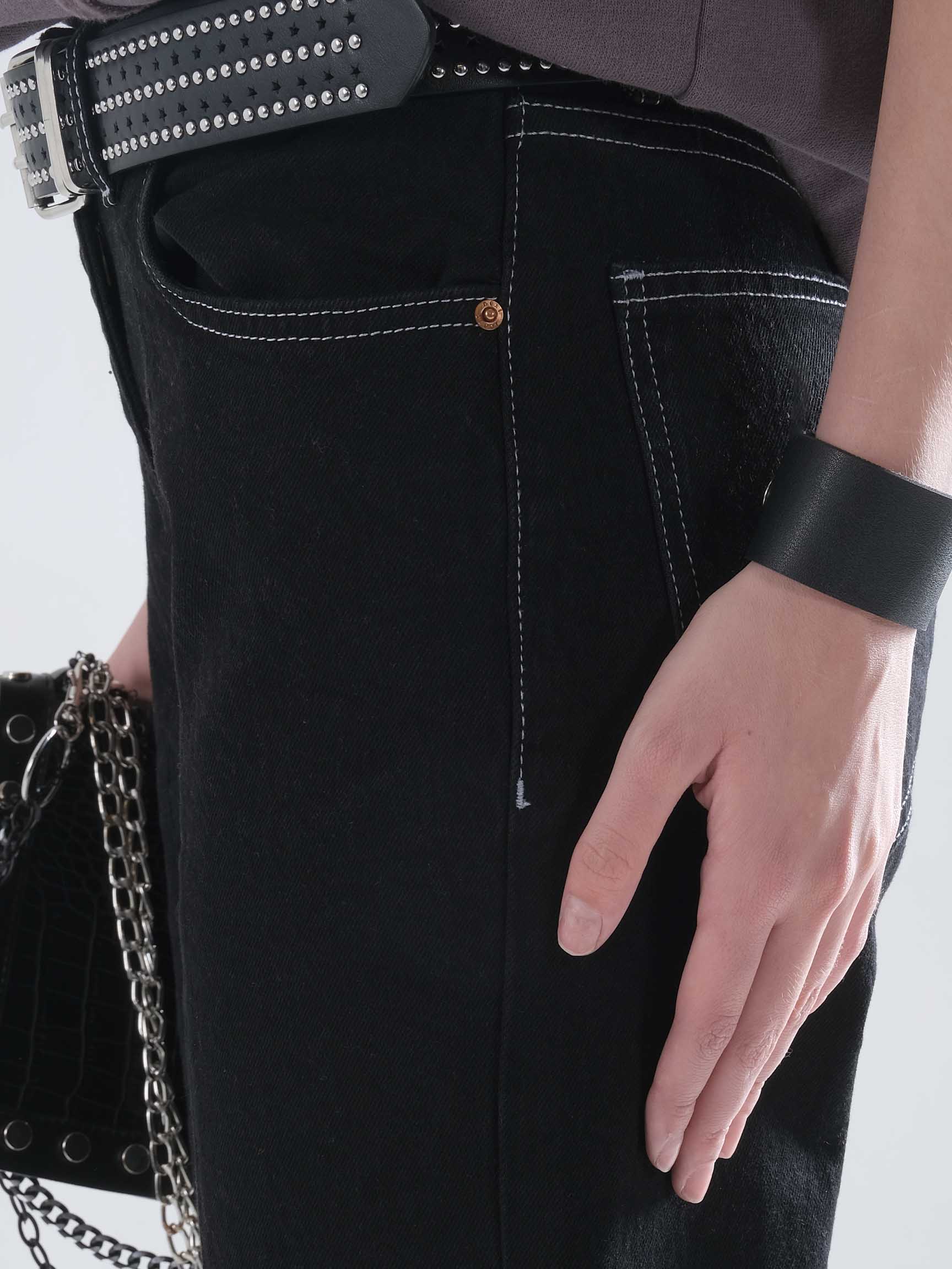 STRAIGHT FIT DENIM PANTOLON