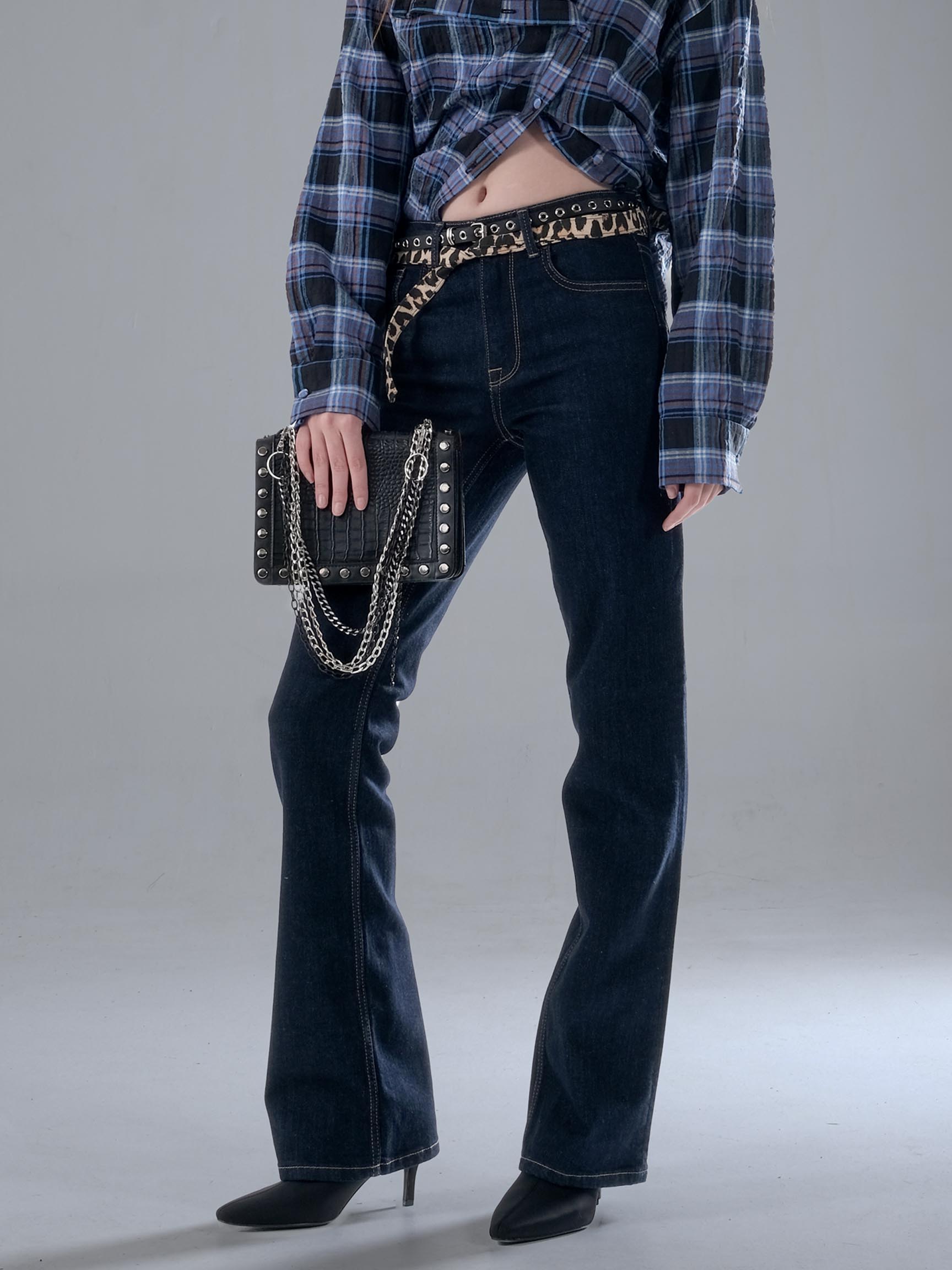 FLARE FIT İSPANYOL DENIM PANTOLON