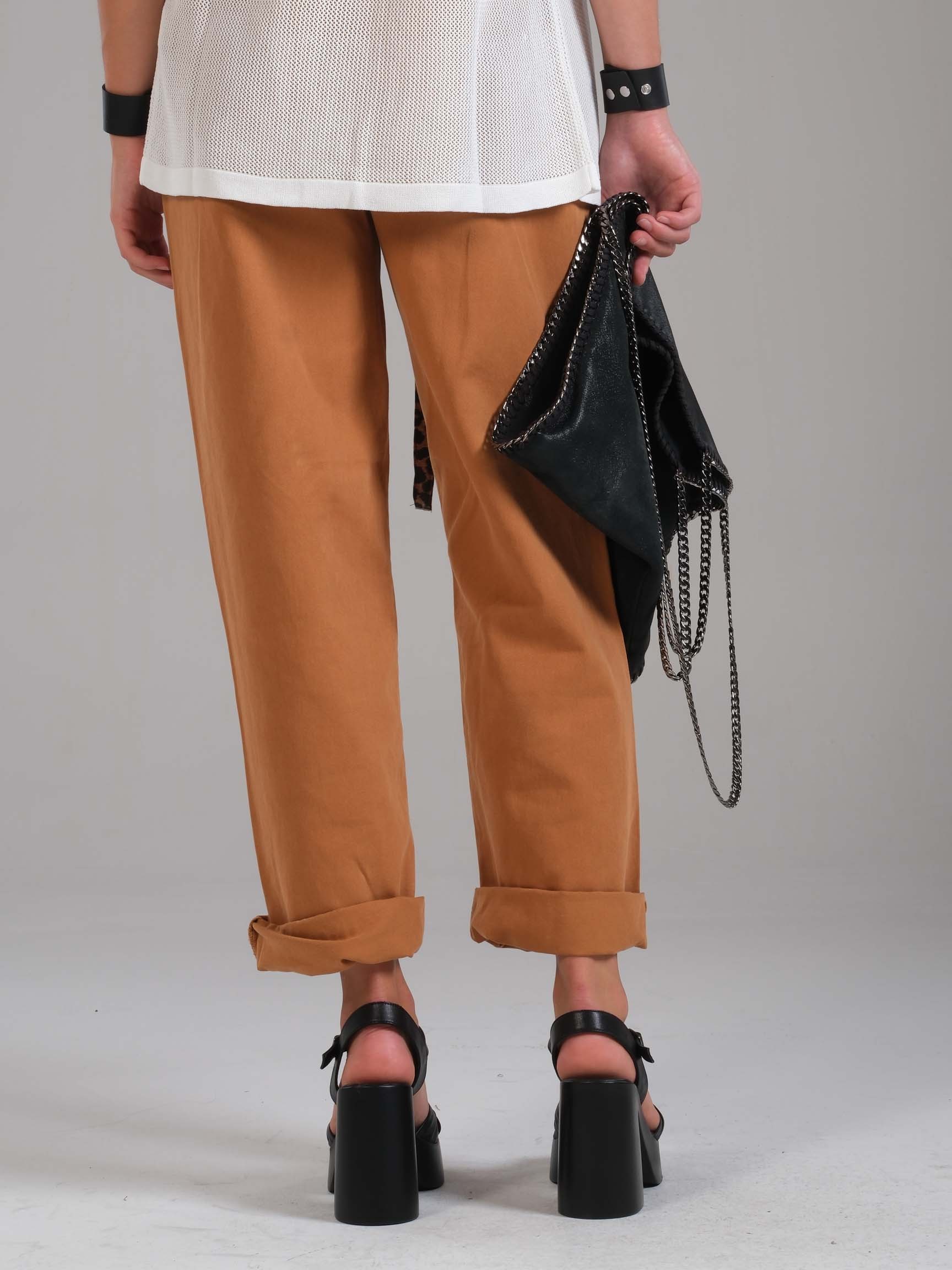 LOOSE MOM KADIN DENIM PANTOLON - Kiremit