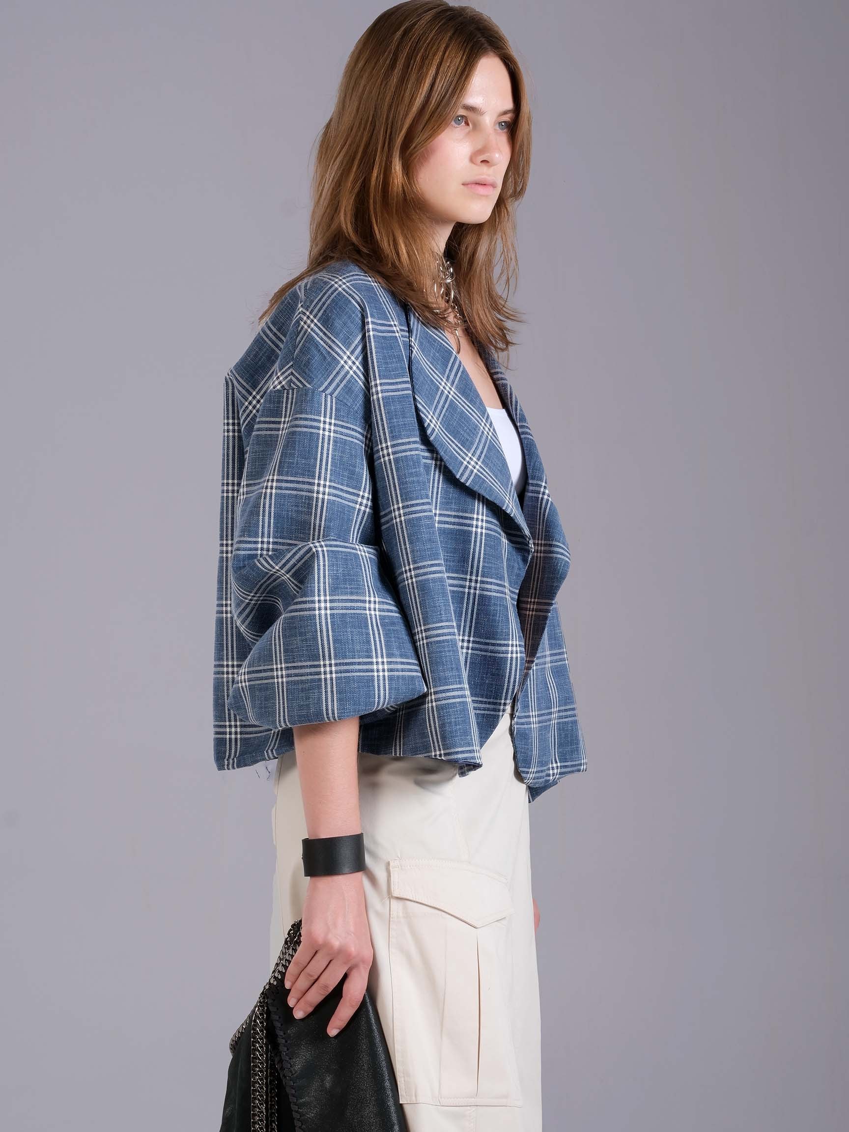 EKOSELİ CROP KADIN CEKET