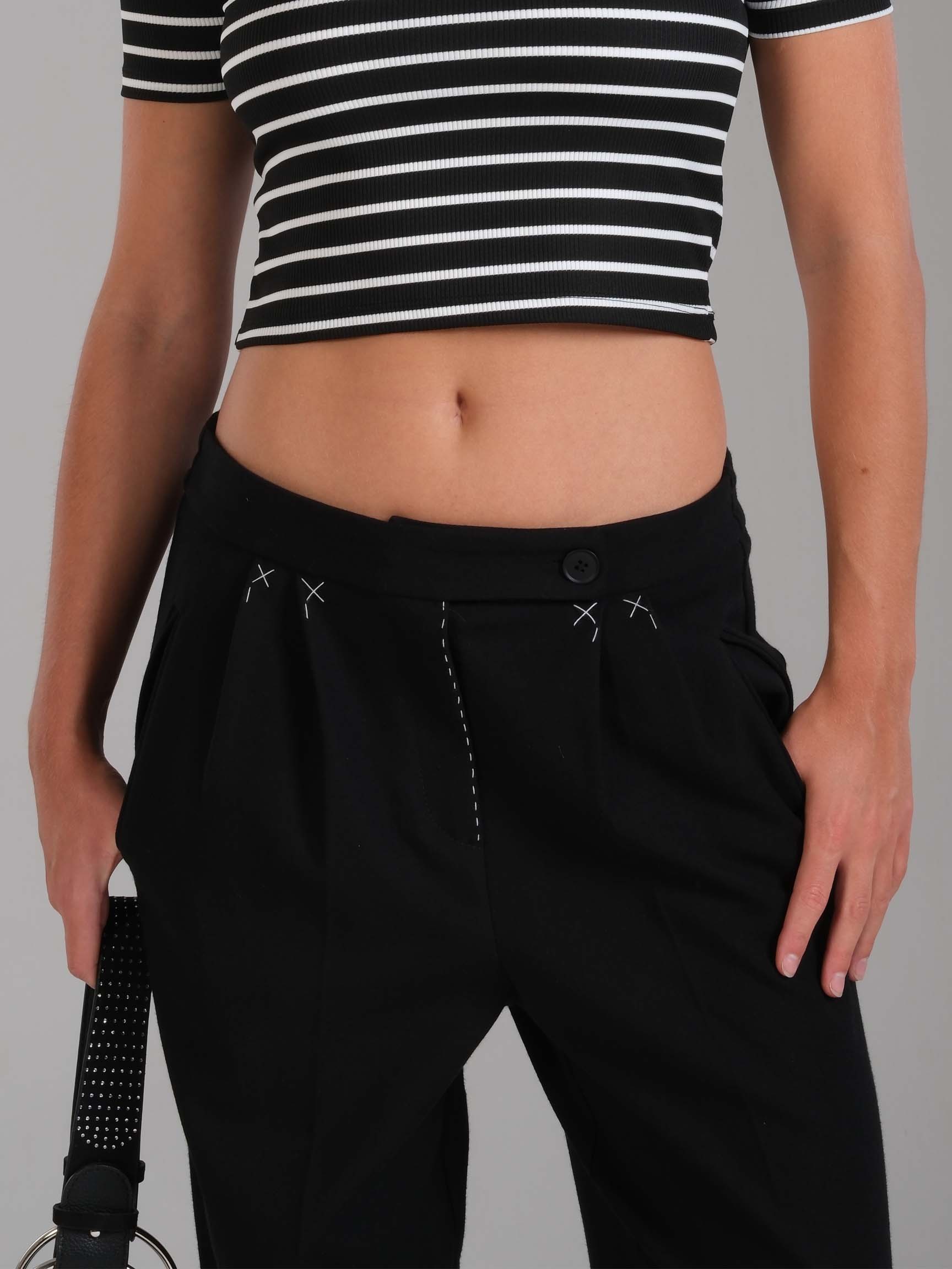 MOM FIT PİLELİ KADIN PANTOLON