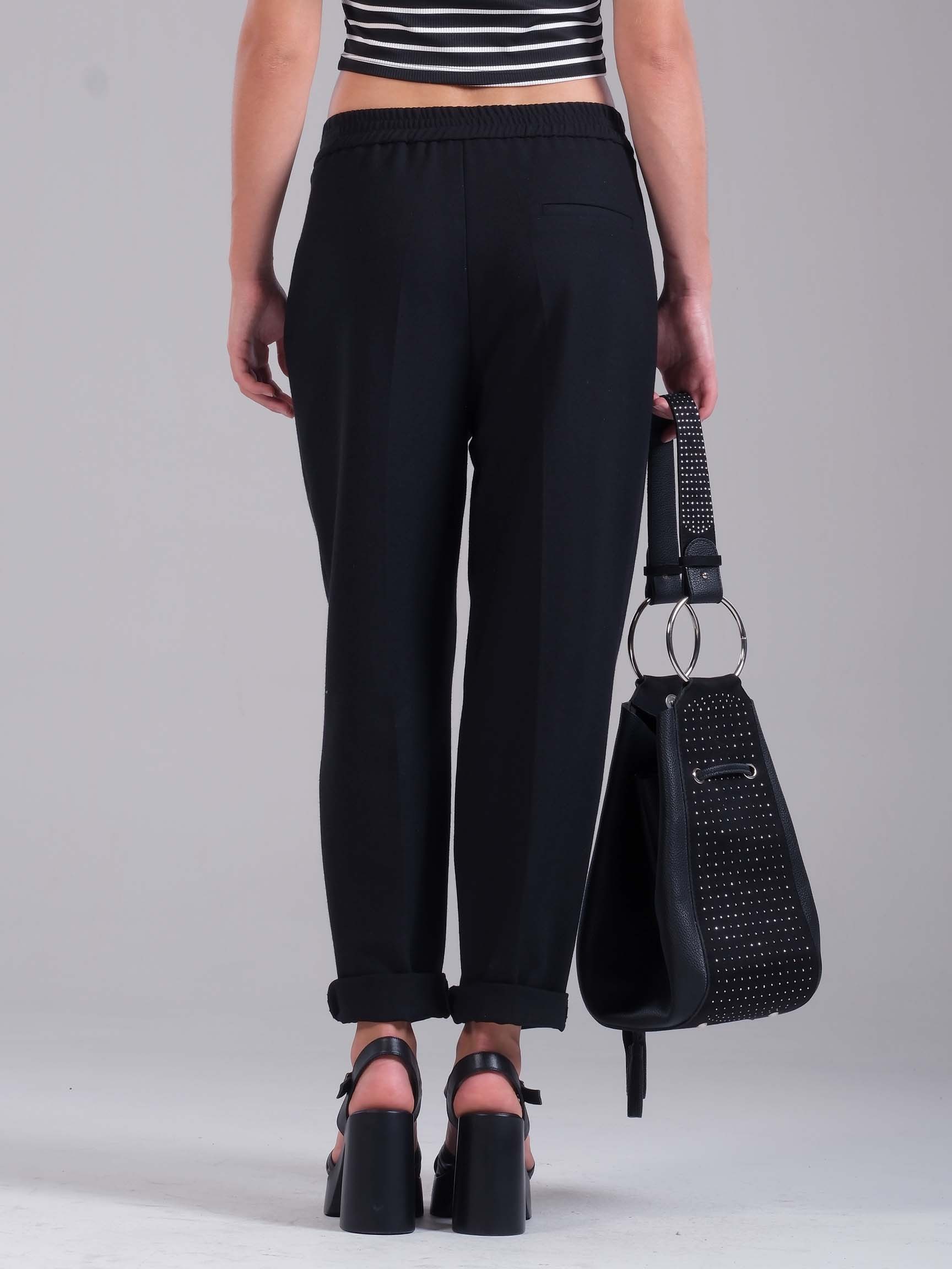 MOM FIT PİLELİ KADIN PANTOLON