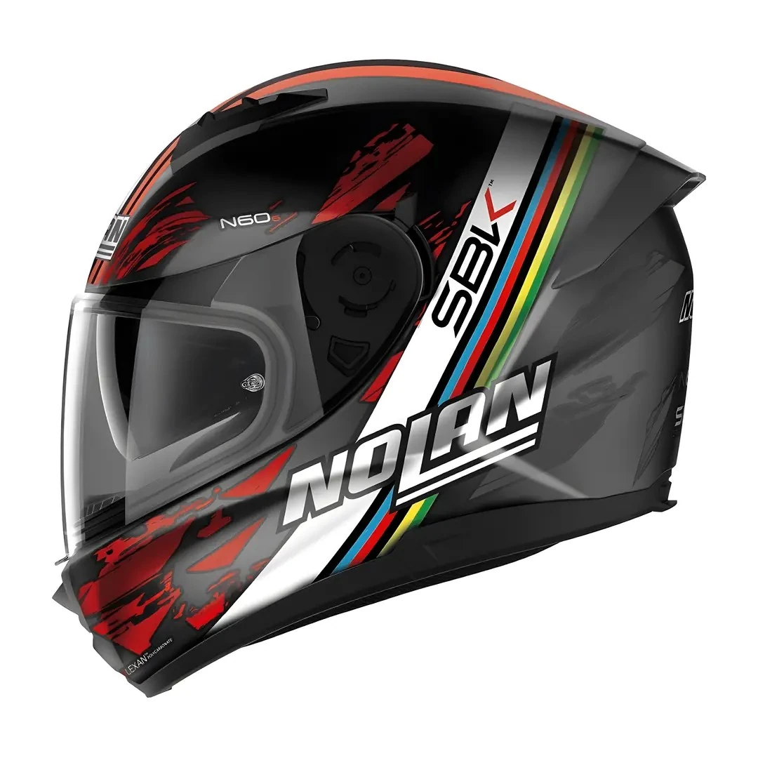 Kask Nolan  N60-6 SBK 056 Kapalı Black-Red