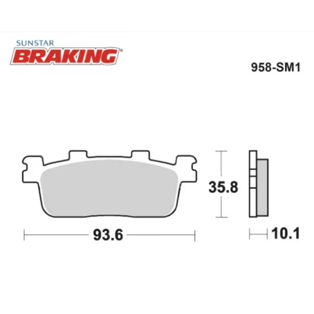 Fren Balatası Braking 958SM1