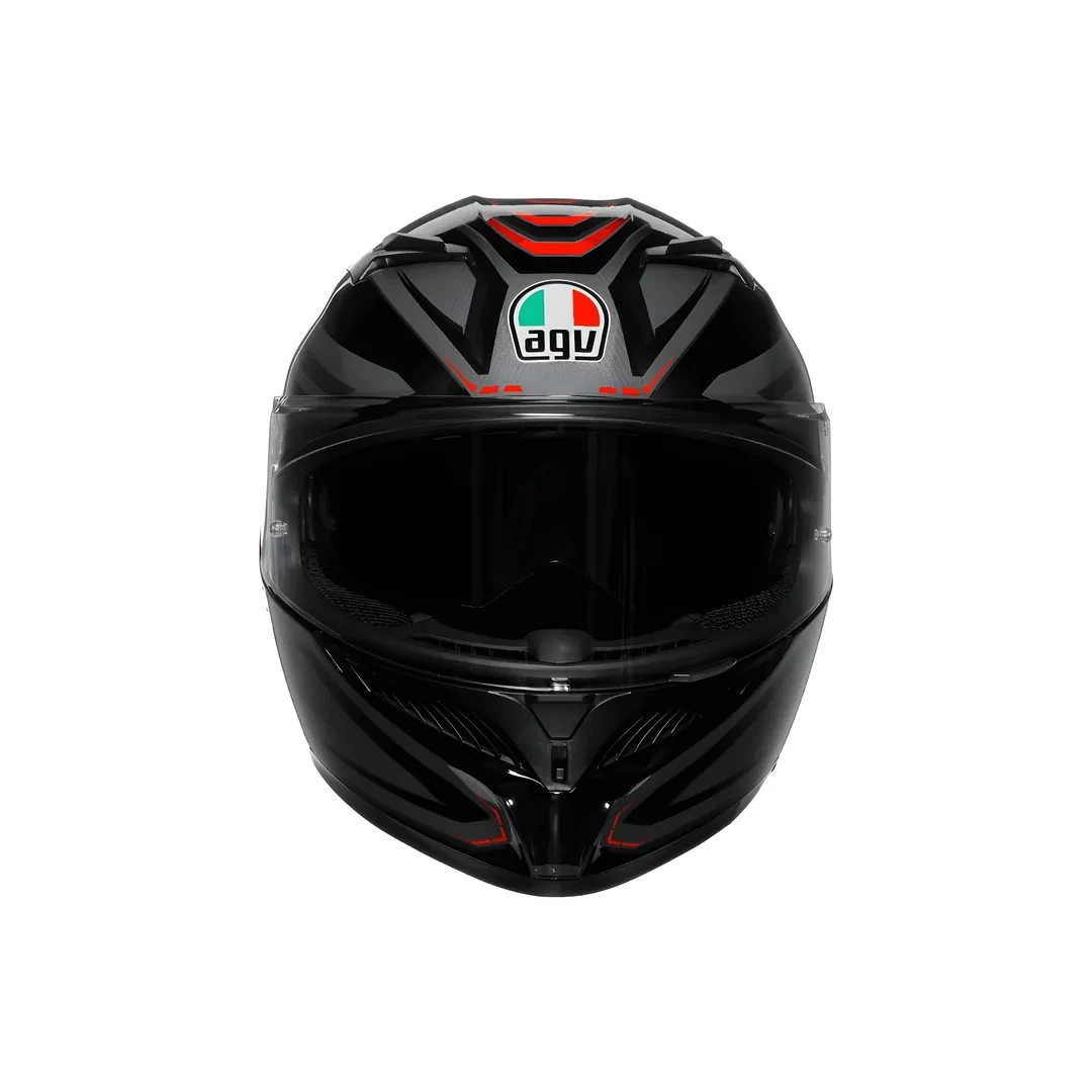 Kask Agv K3 Syth Black Red Kapalı
