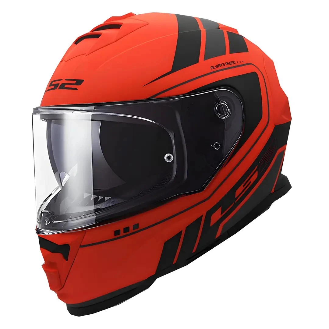 Kask LS2 FF800 Storm 2 First Mat Turuncu-Siyah