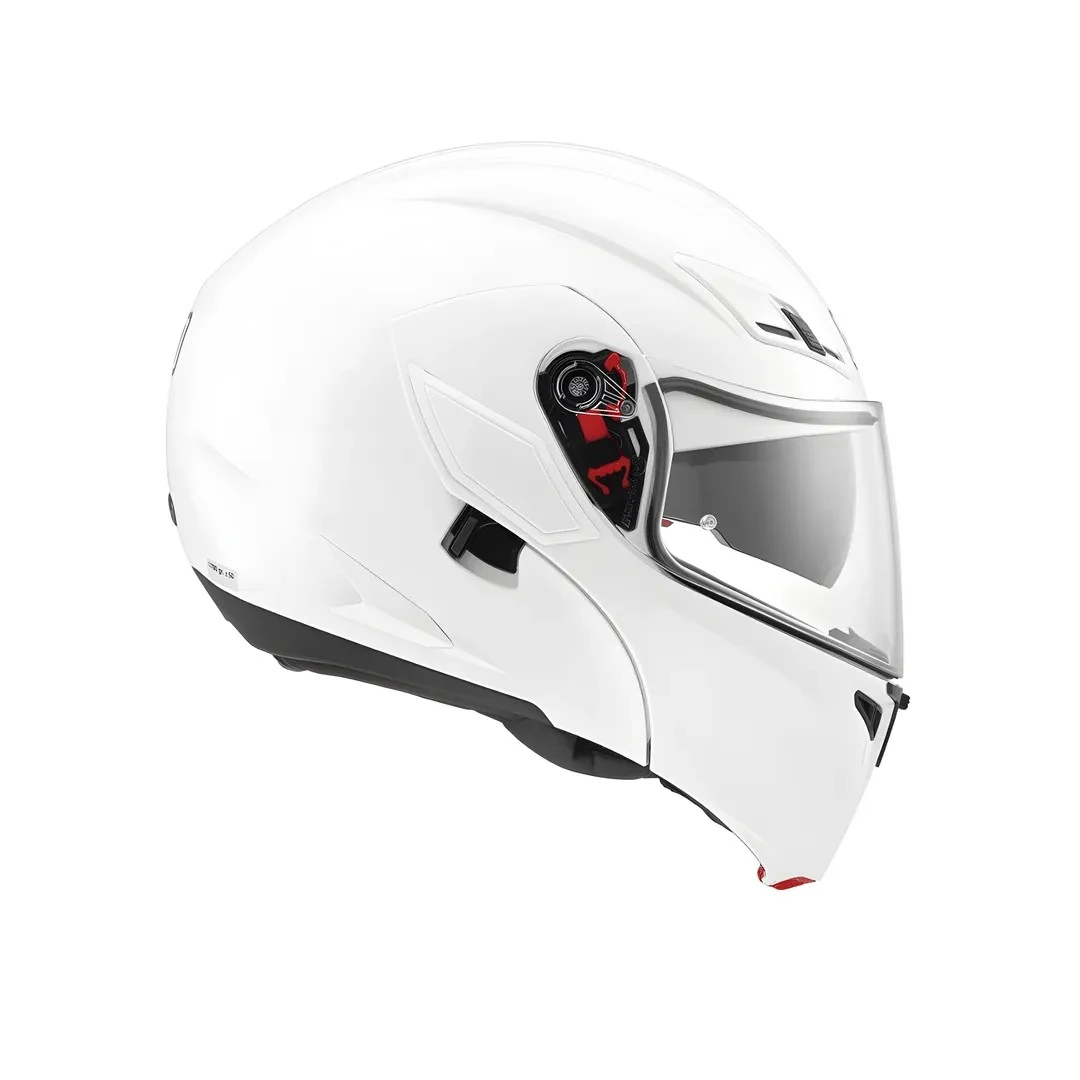 Kask AGV Compact St Sold Plk  Çene Açilir White