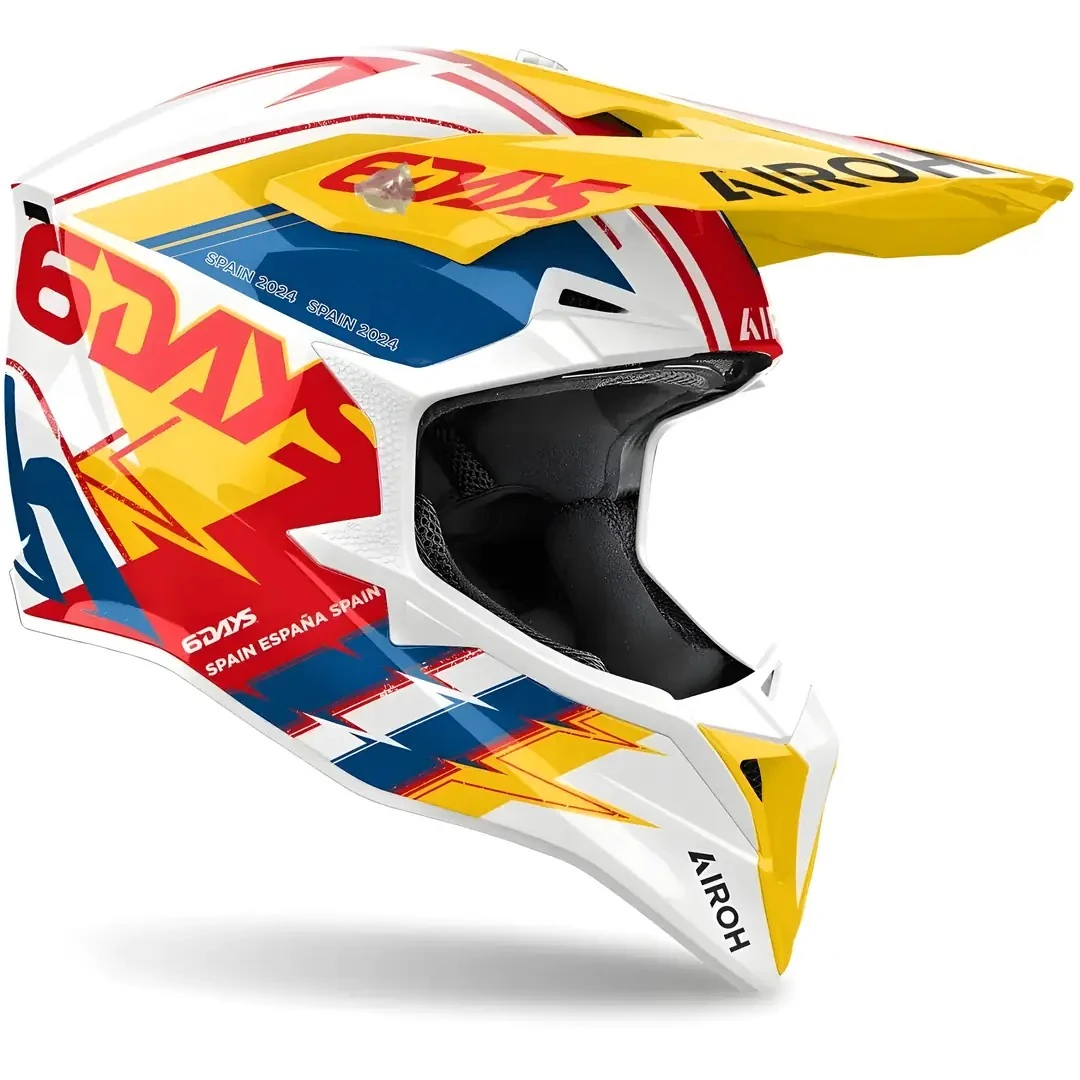 Kask Aıroh Wraap Sıx Days Spaın 24 Gloss