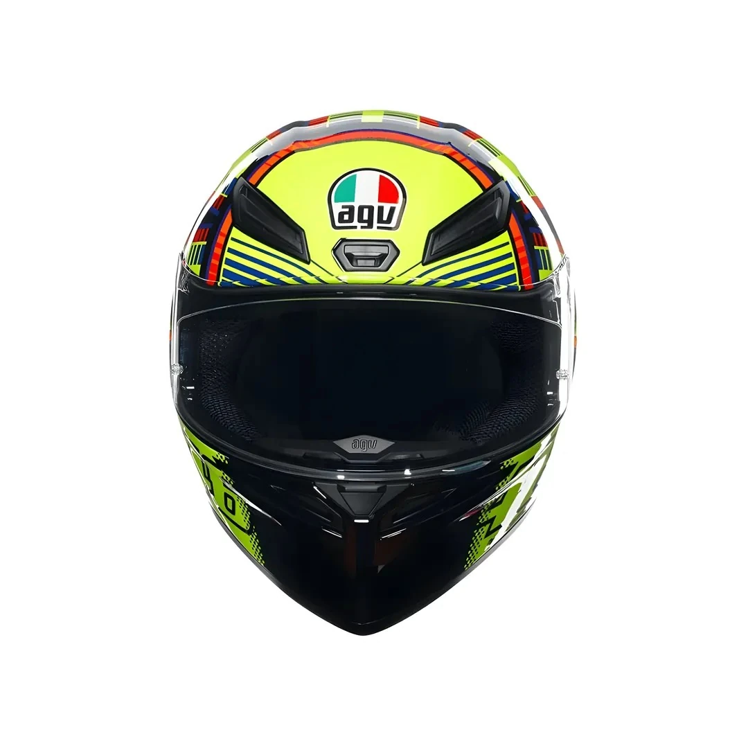 Kask AGV K1 S Soleluna 2015 Kapalı Yeşil/Kırmızı/Siyah