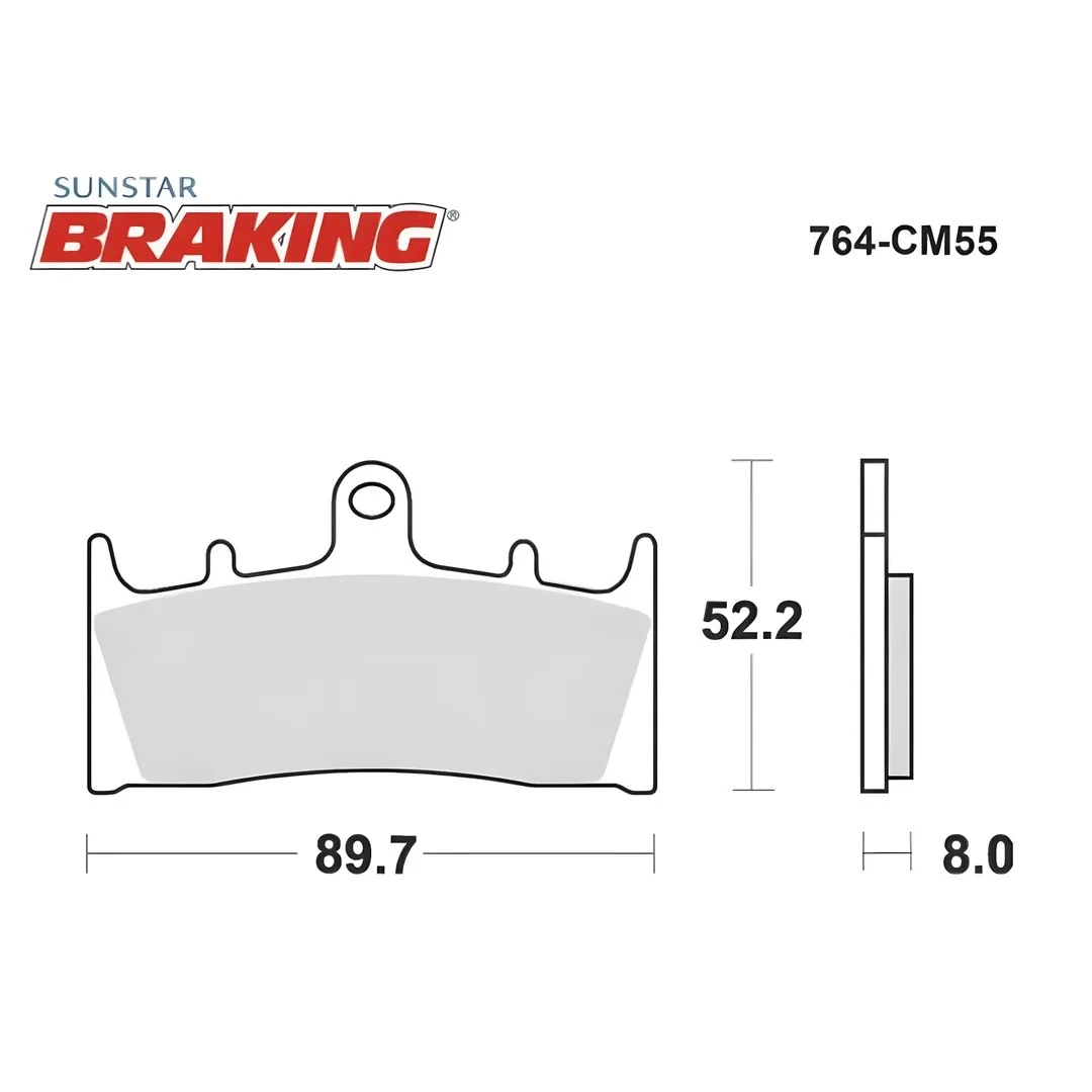 Fren Balatası Braking 764CM55