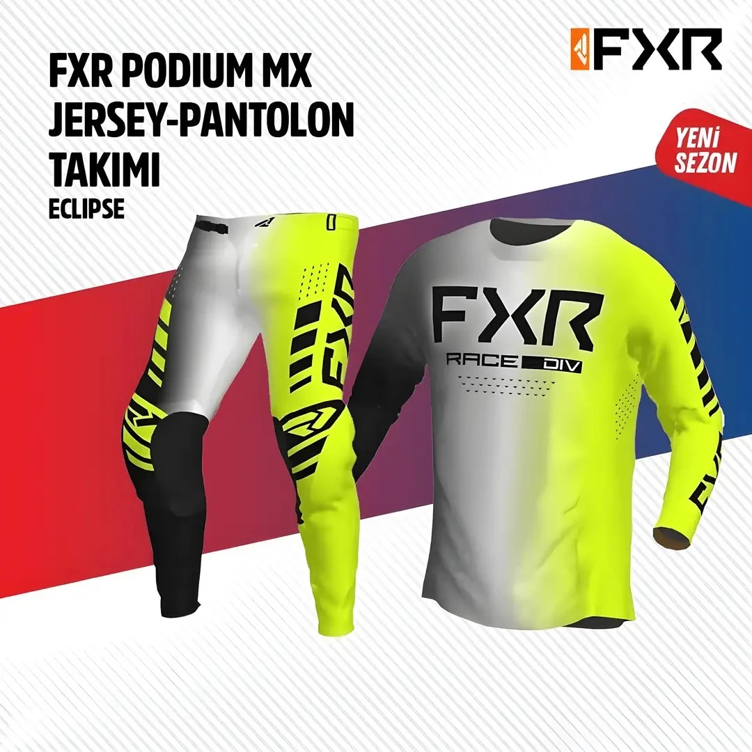 Jersey Pantlon Takımı Fxr Gri Sarı