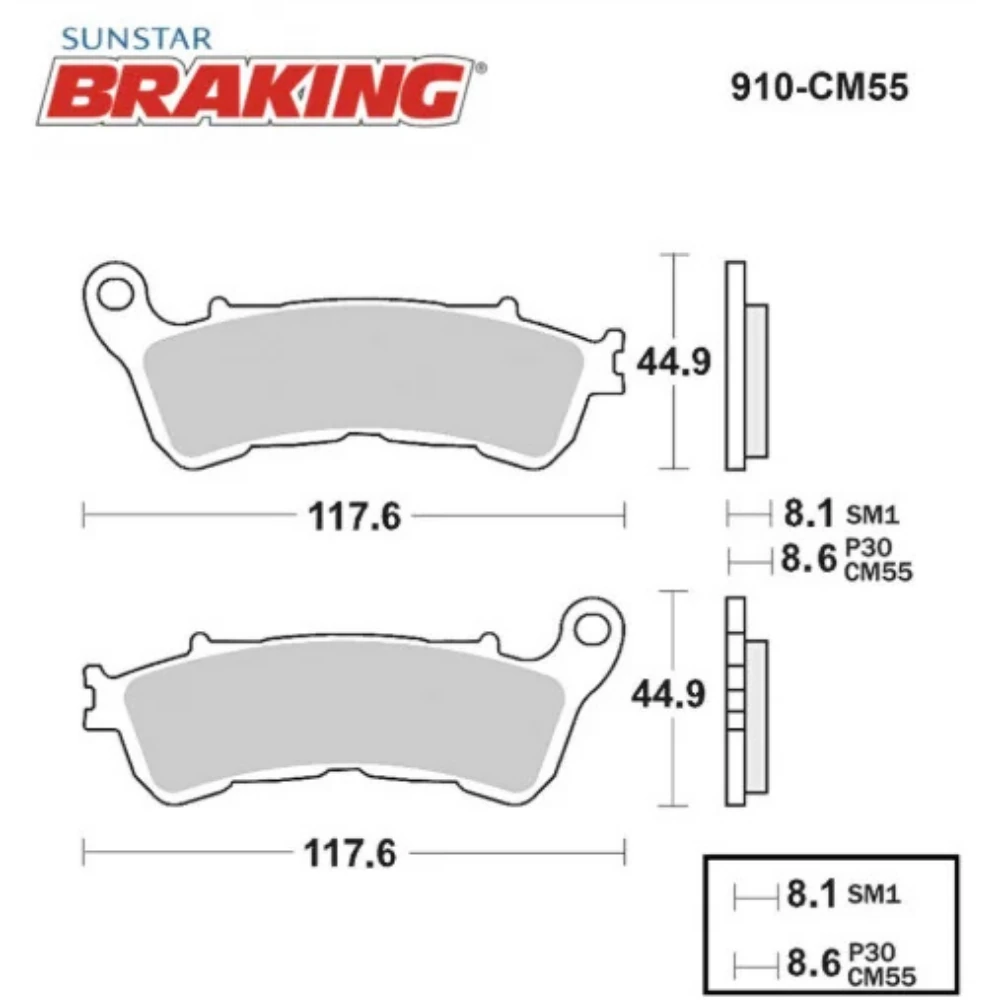 Fren Balatası Braking 910CM55